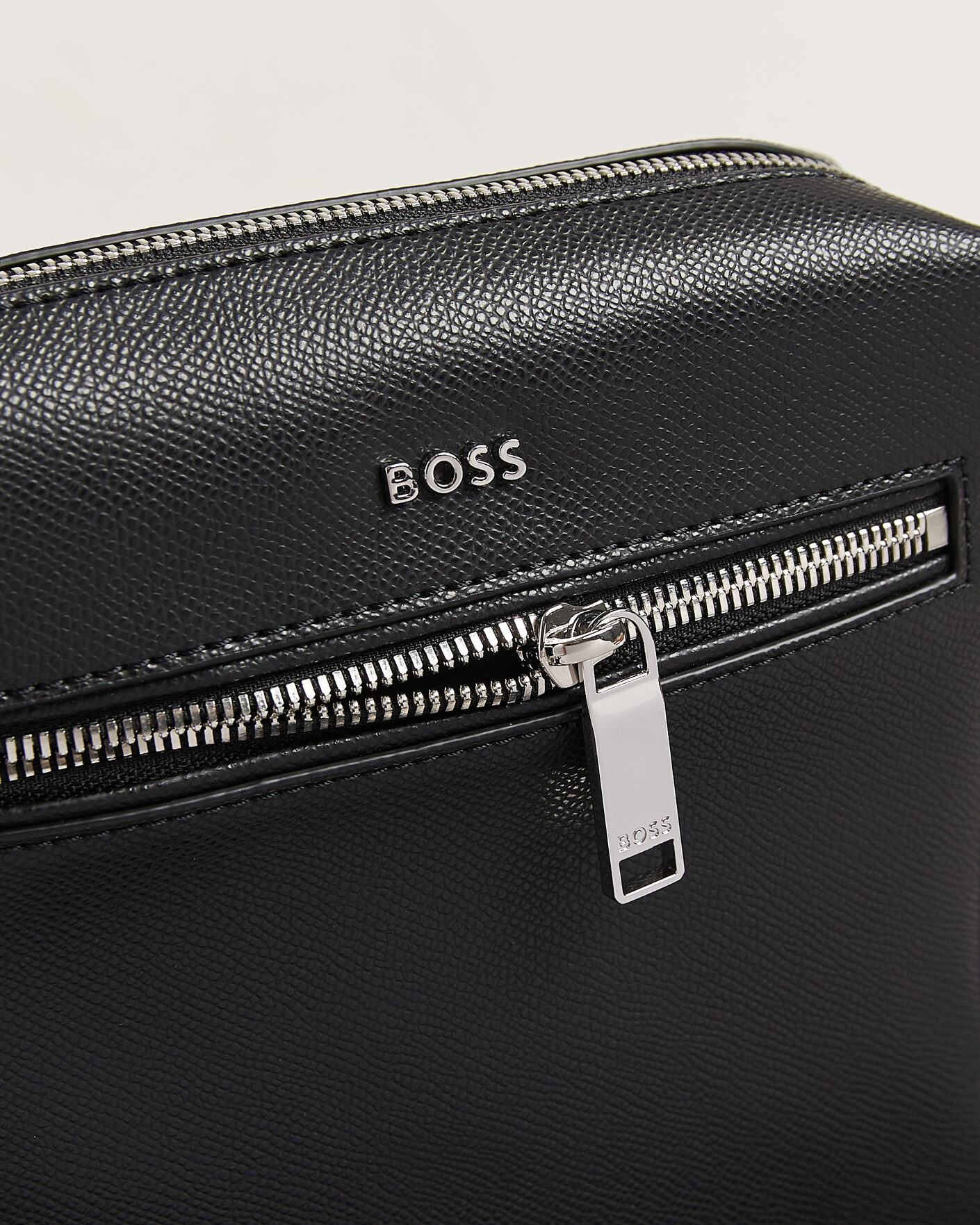 Herren | Taschen | BOSS BLACK | Daxter Leather Crossbody Bag Black