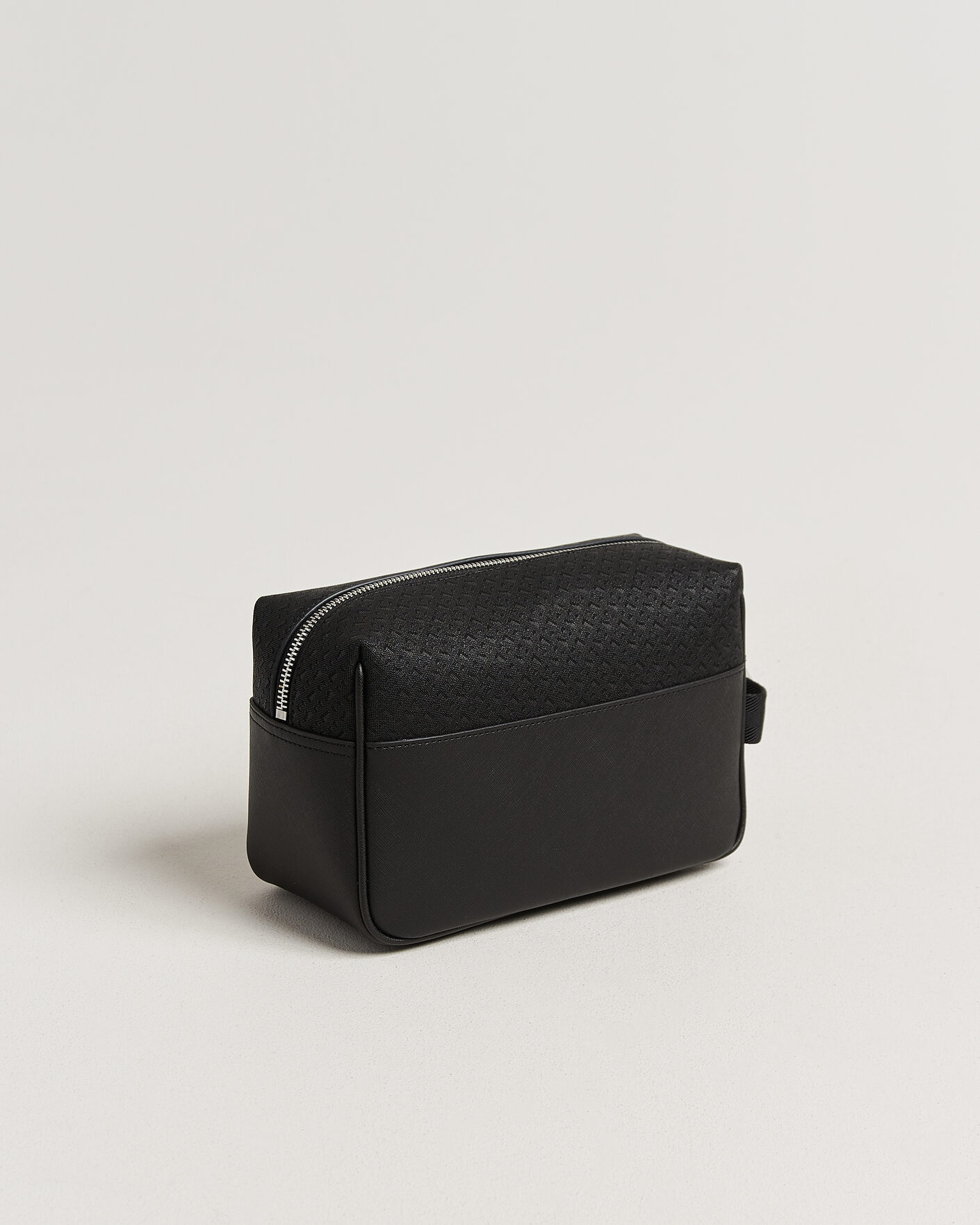 Herren | Taschen | BOSS BLACK | Daxter Monogram Leather Washbag Black