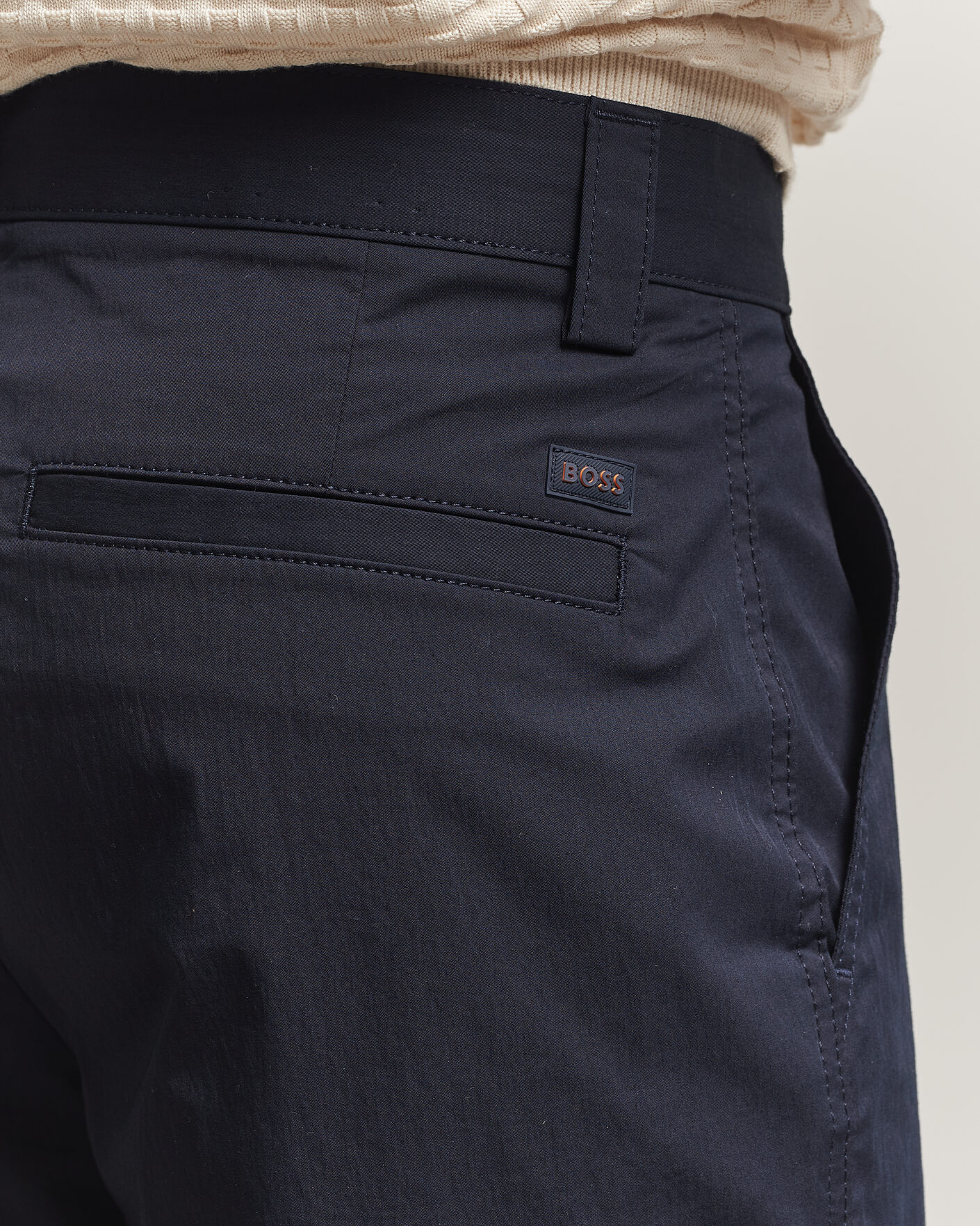 Herren | Hosen | BOSS ORANGE | Cotton Chinos Dark Blue