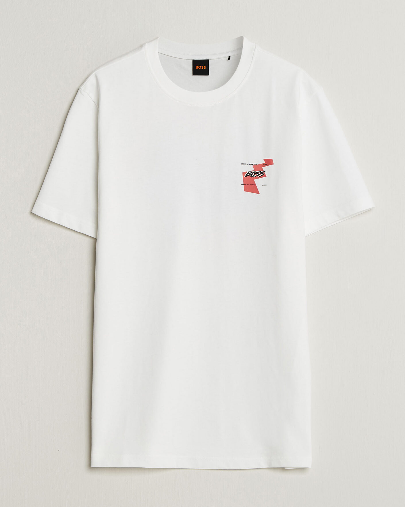 Herren | T-Shirts | BOSS ORANGE | Movement Printed Crew Neck T-Shirt Natural