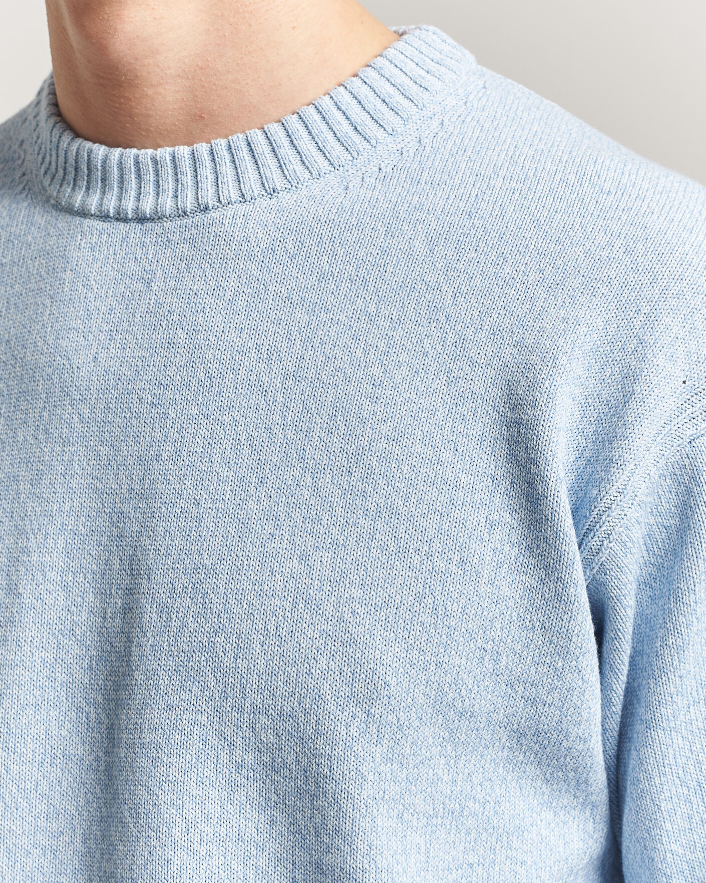 Herren | Pullover | BOSS ORANGE | Kerlino Knitted Sweater Light Blue