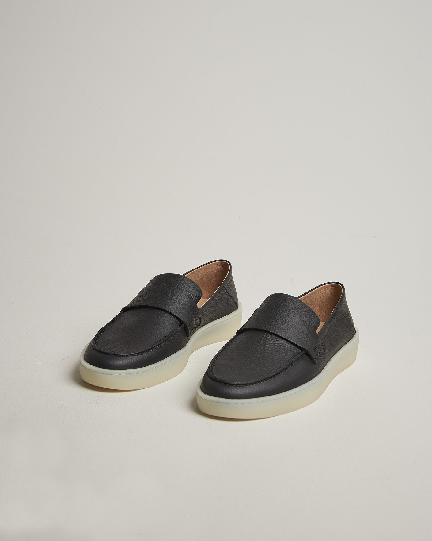 Herren | Loafer | BOSS BLACK | Randal Leather Loafer Black