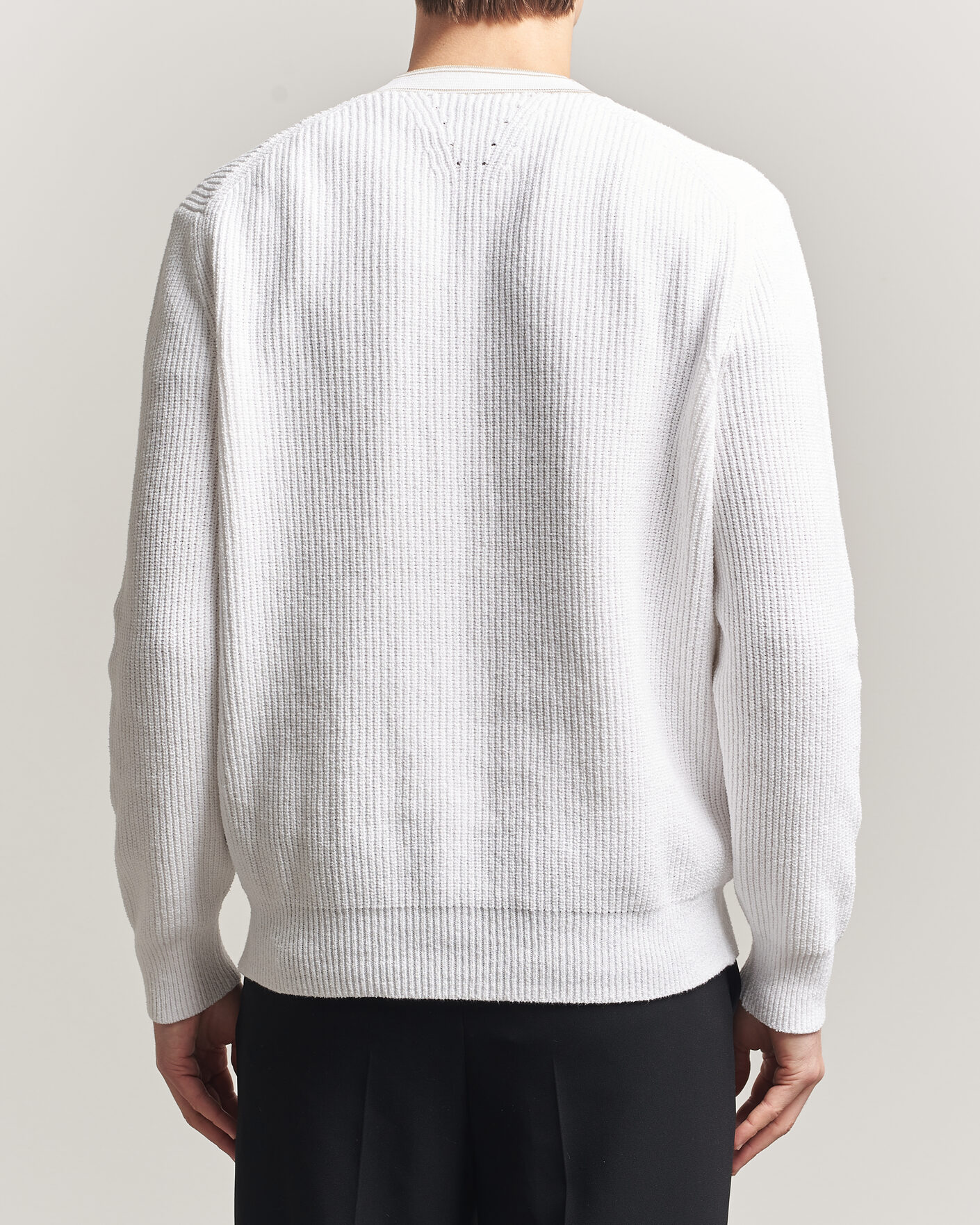 Herren | Pullover | BOSS BLACK | Napoli Knitted Cardigan White