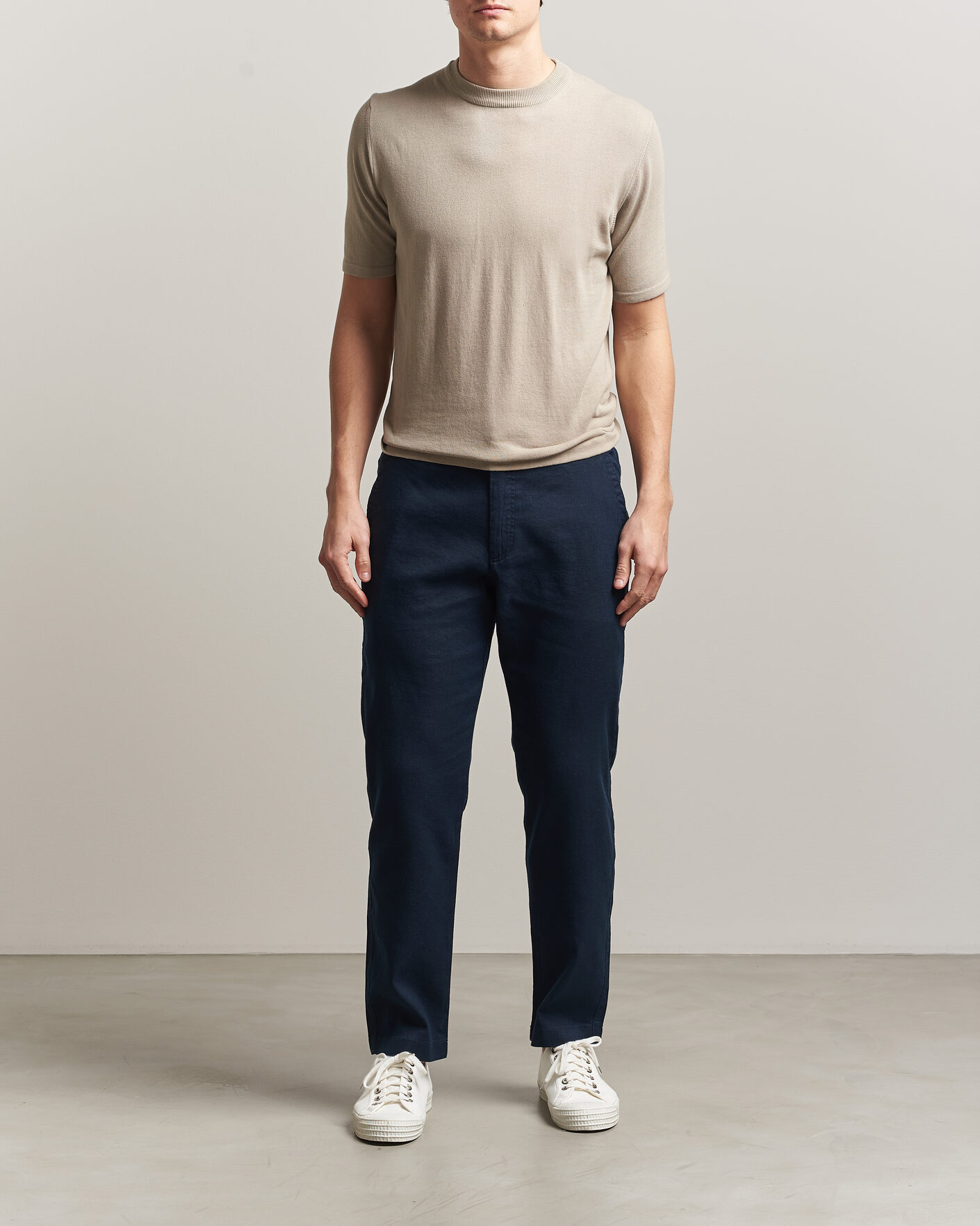 Herren |  | BOSS ORANGE | Sanderson Linen Pants Dark Blue