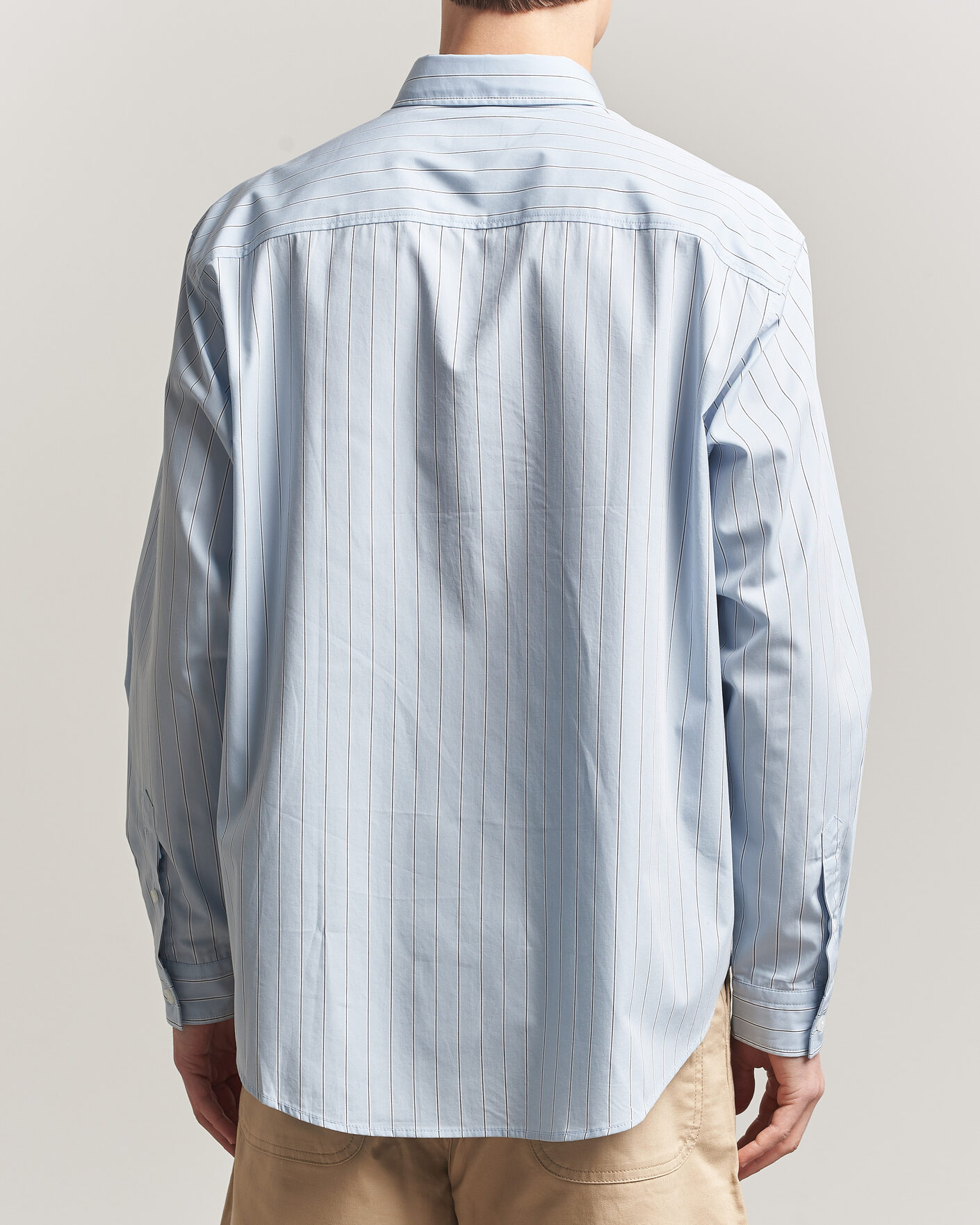 Herren | Hemden | HUGO | Ebalto Striped Cotton Shirt Open Blue