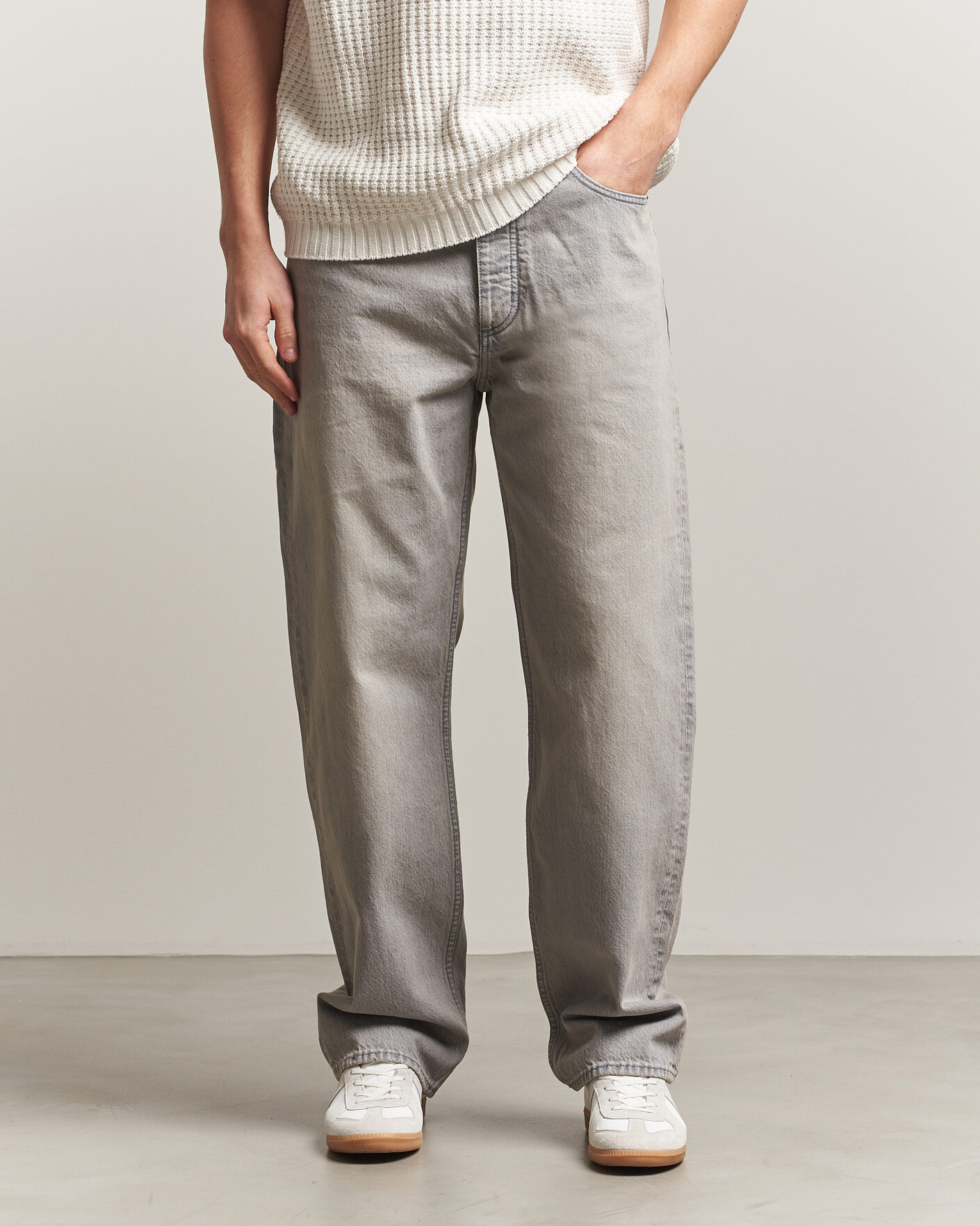 Herren | Hemden | HUGO | Nate Baggy Fit Jeans Medium Grey