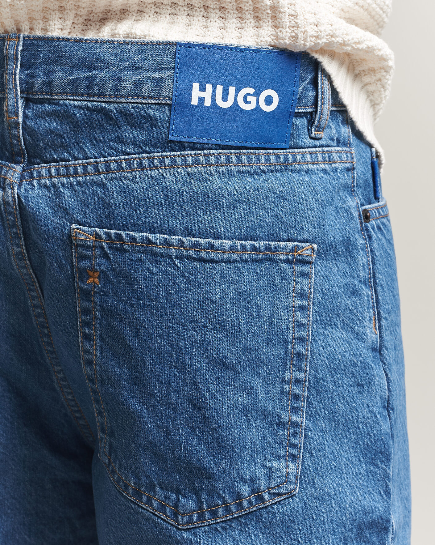 Herren | Shorts | HUGO | Skate Denim Shorts Medium Blue