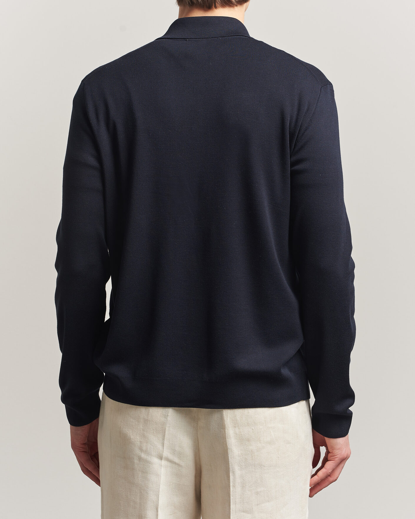 Herren | Pullover | BOSS CAMEL | Nicolo Silk Knitted Cardigan Dark Blue