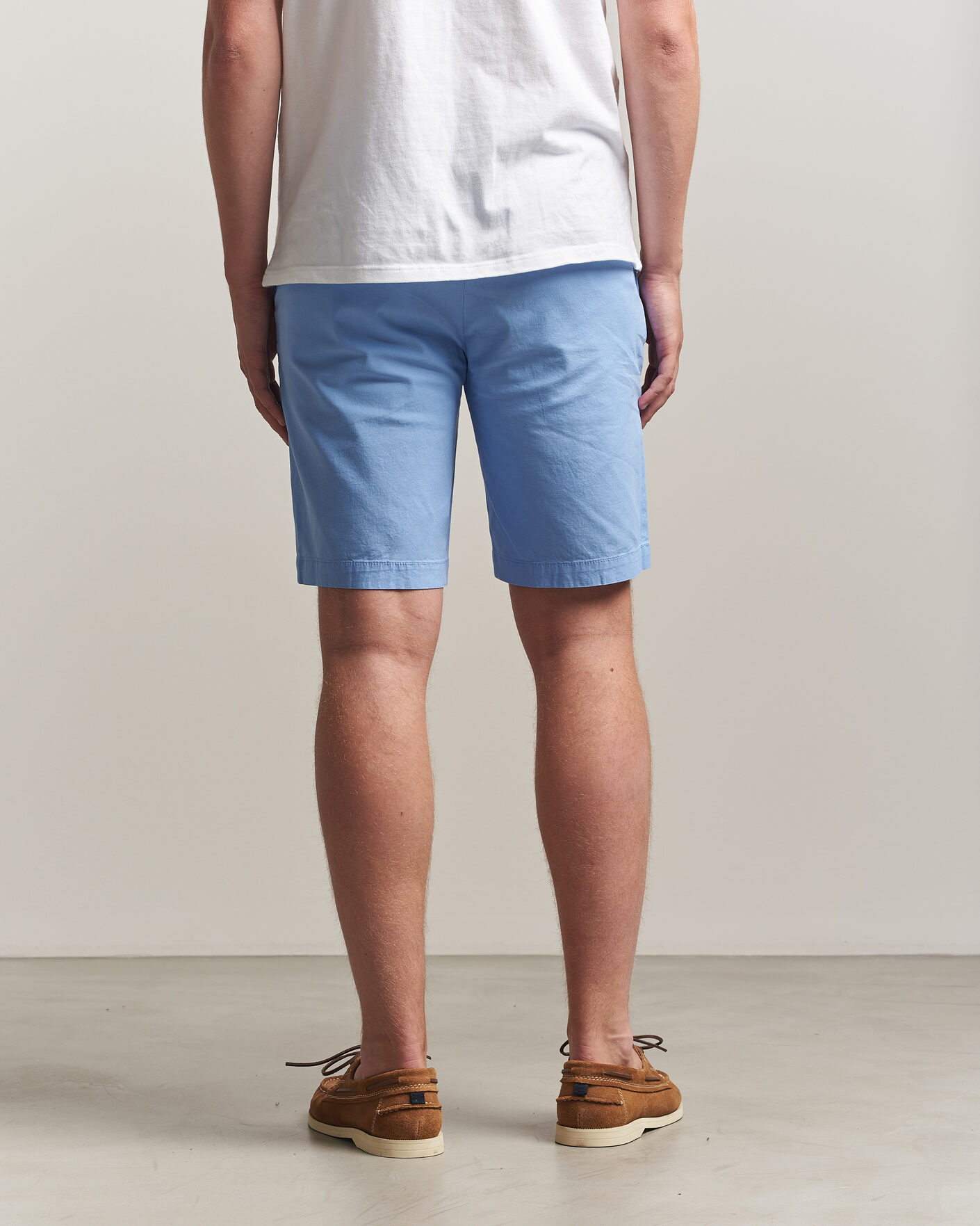 Herren | Shorts | Dockers | Slim Cotton/Linen Shorts Vista Blue