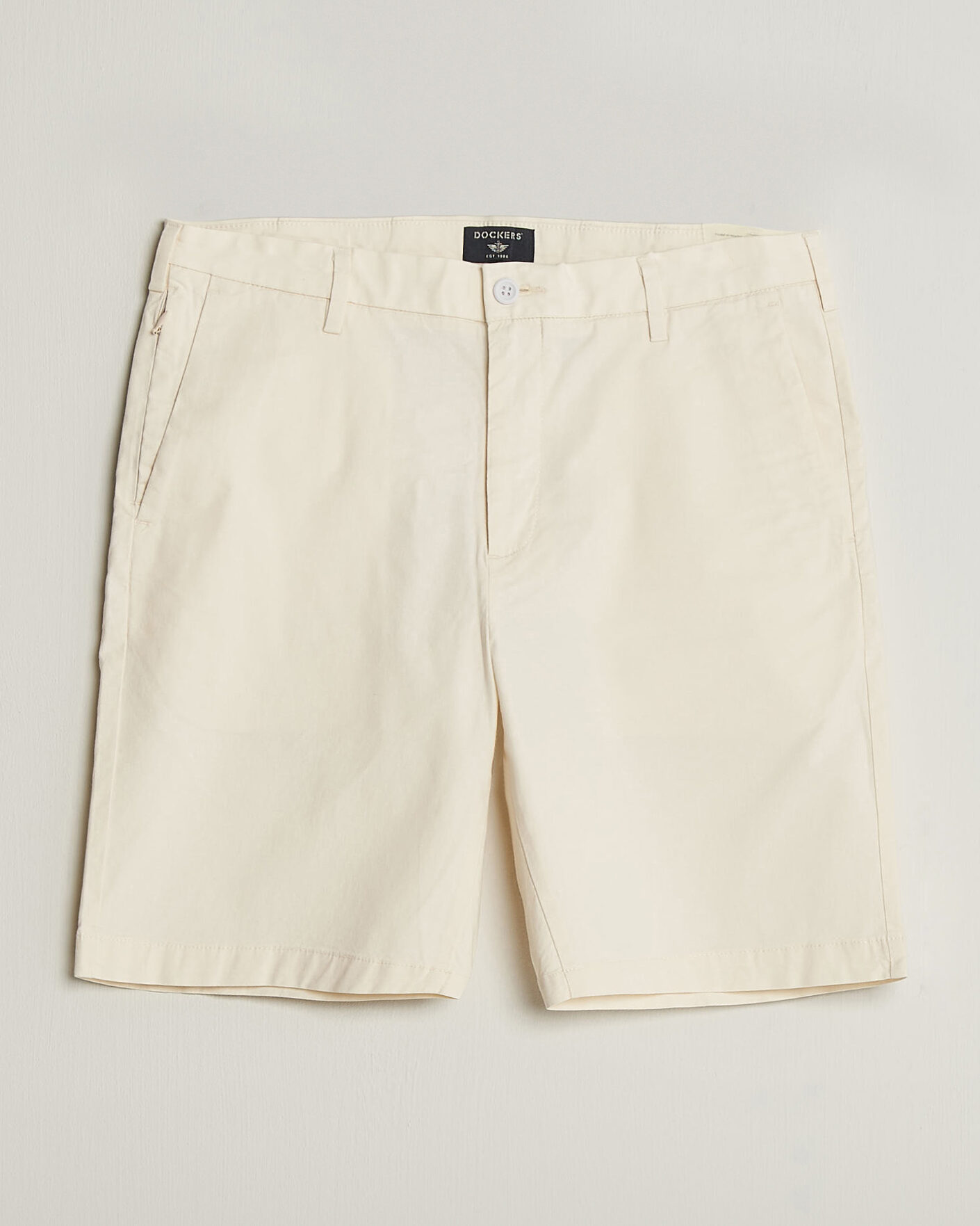 Herren | Shorts | Dockers | Slim Cotton/Linen Shorts Buttercream