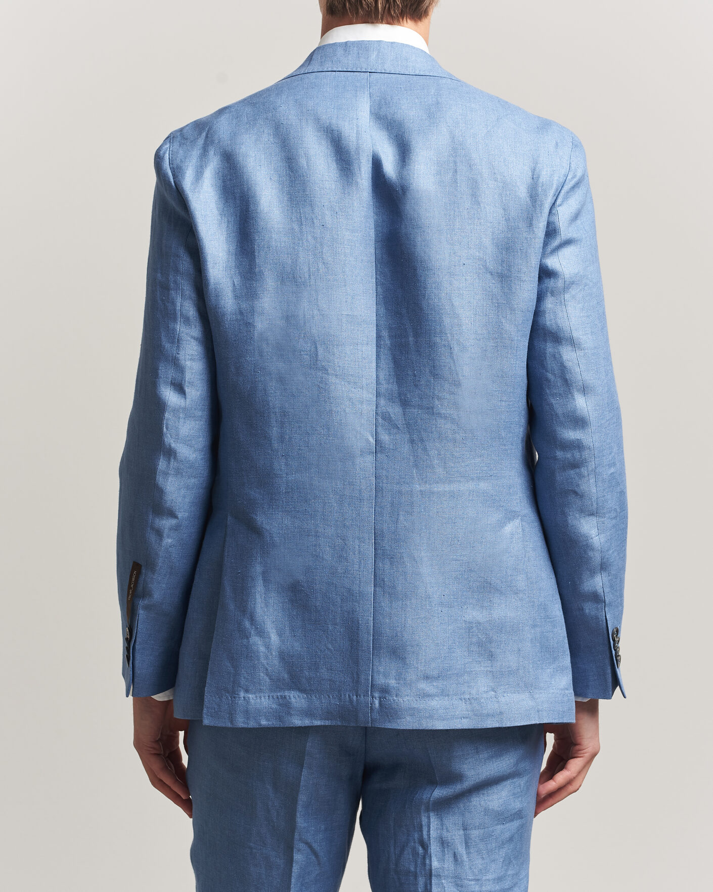 Herren | Sakkos | Oscar Jacobson | Ferry Soft Linen Blazer Light Blue