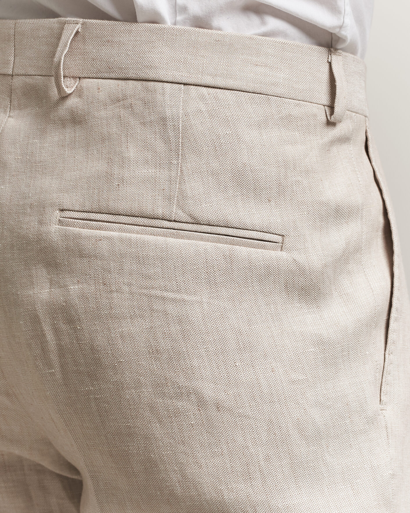 Herren | Hosen | Oscar Jacobson | Dandy Linen Trousers Off White
