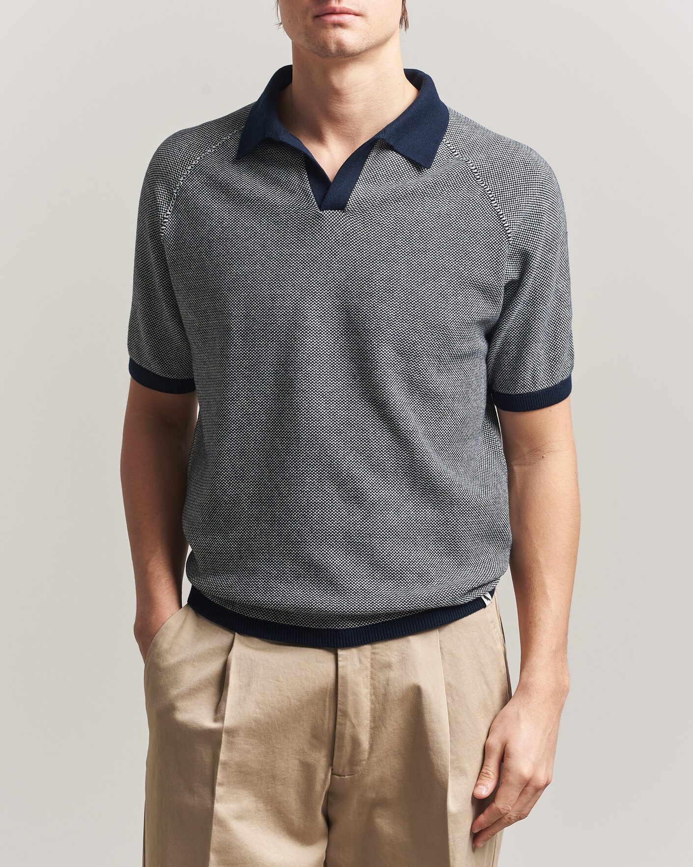 Herren | Poloshirts | Peregrine | Lynton Cotton Polo Navy