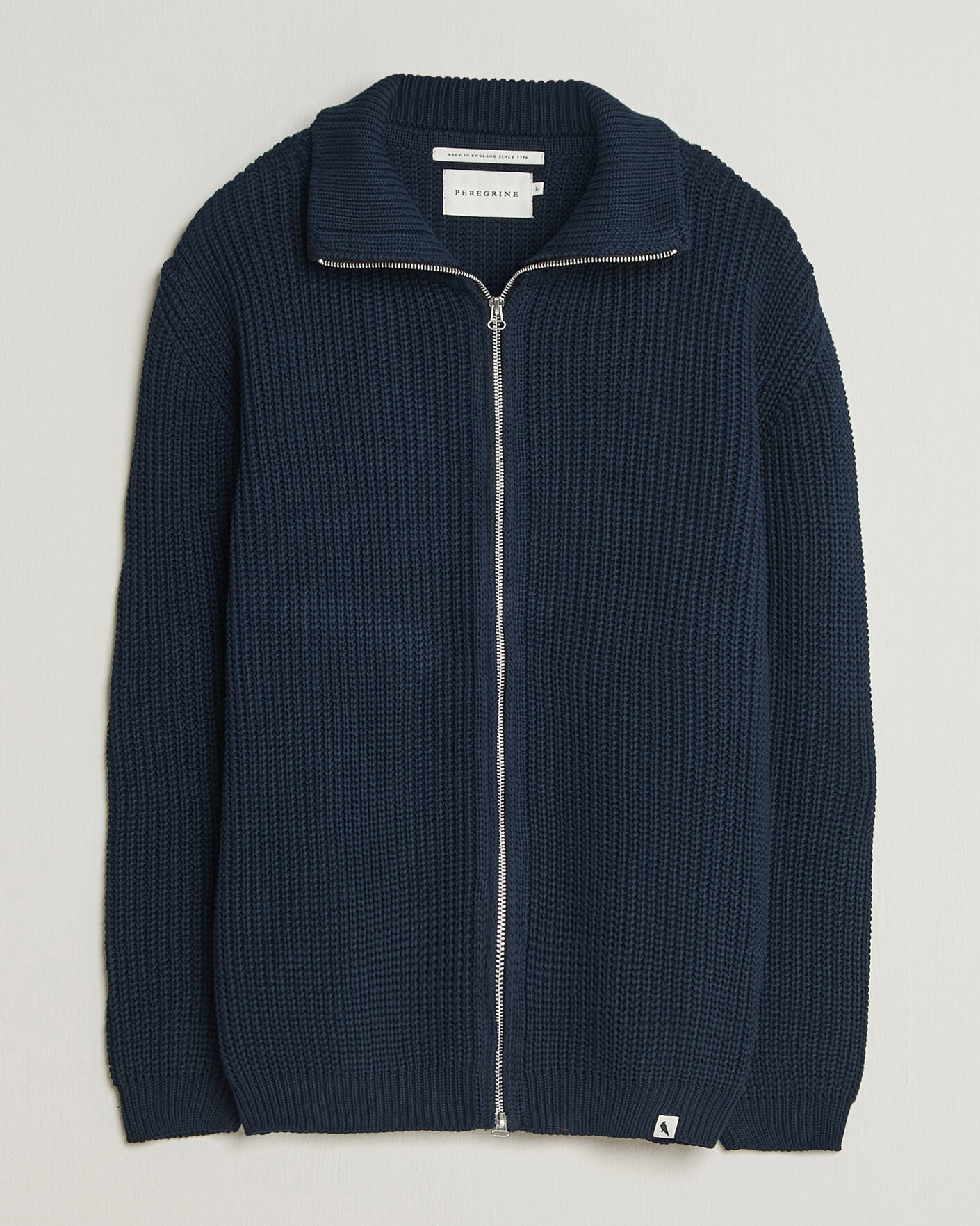 Herren | Pullover | Peregrine | River Cotton Zip Cardigan Navy