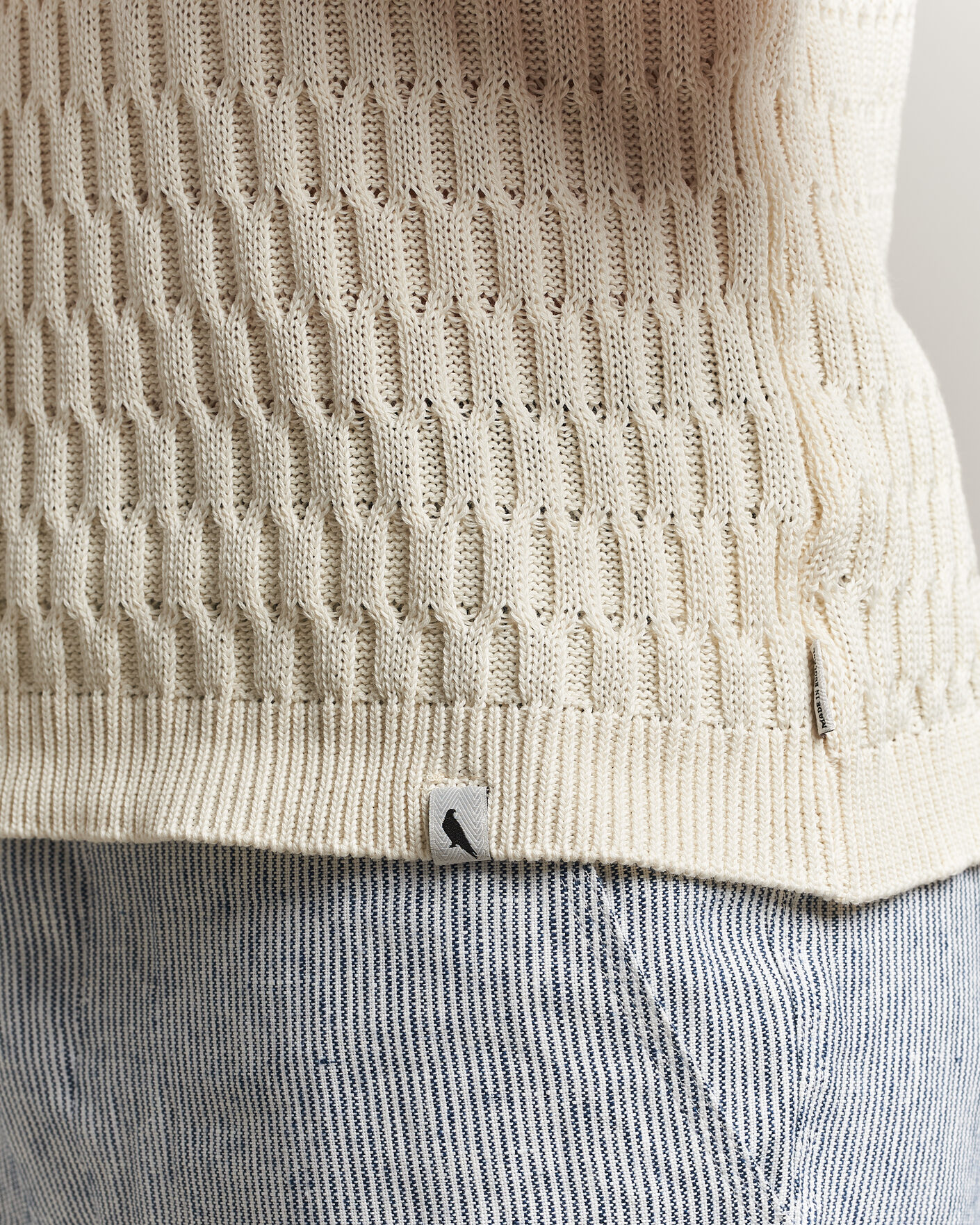 Herren | Poloshirts | Peregrine | Cove Knitted Cotton Polo Shirt White
