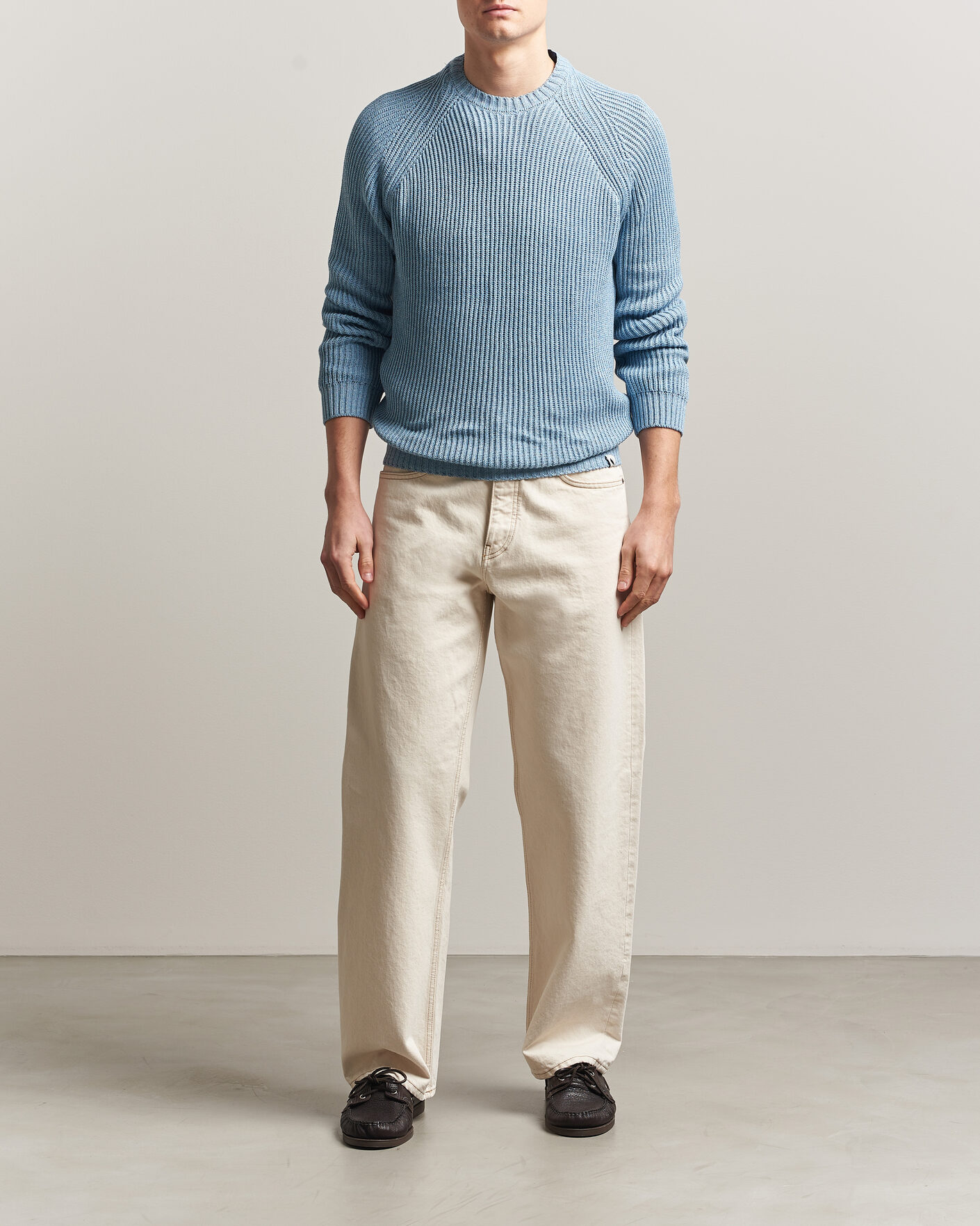 Herren | Pullover | Peregrine | Harry Organic Cotton Sweater Ocean