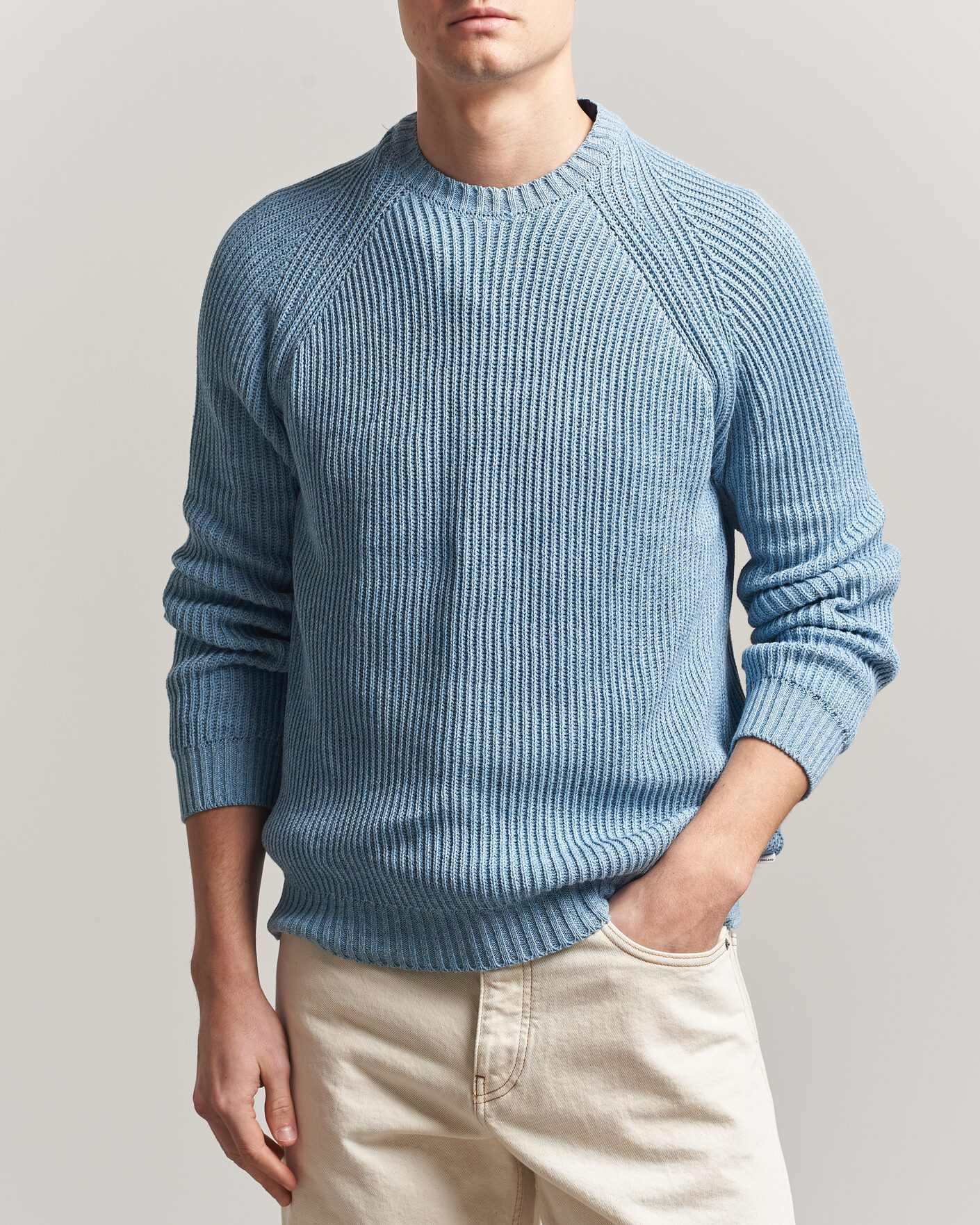 Herren | Pullover | Peregrine | Harry Organic Cotton Sweater Ocean