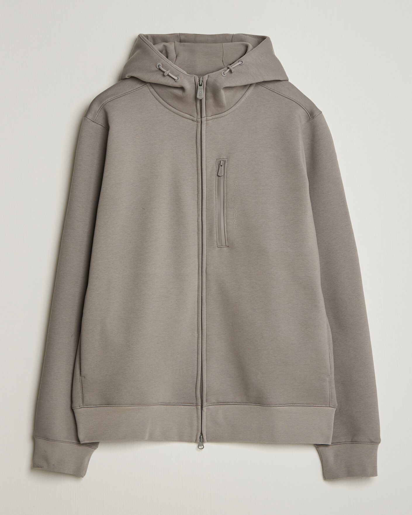 Herren | Pullover | Sail Racing | Bowman Monochrome Full Zip Hoodie Oyster