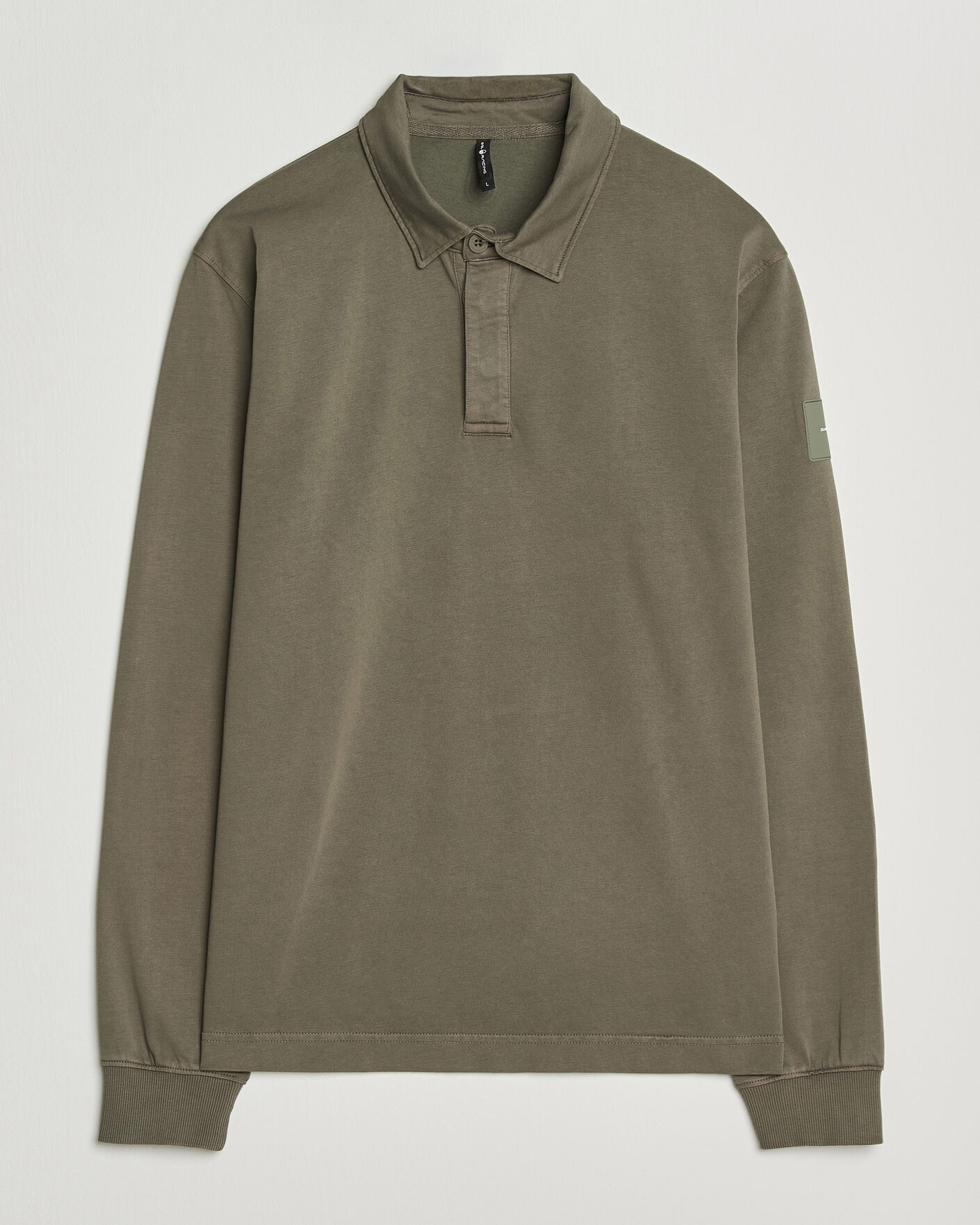 Herren | Pullover | Sail Racing | Wind Pigment Dyed Rugger Mud Green