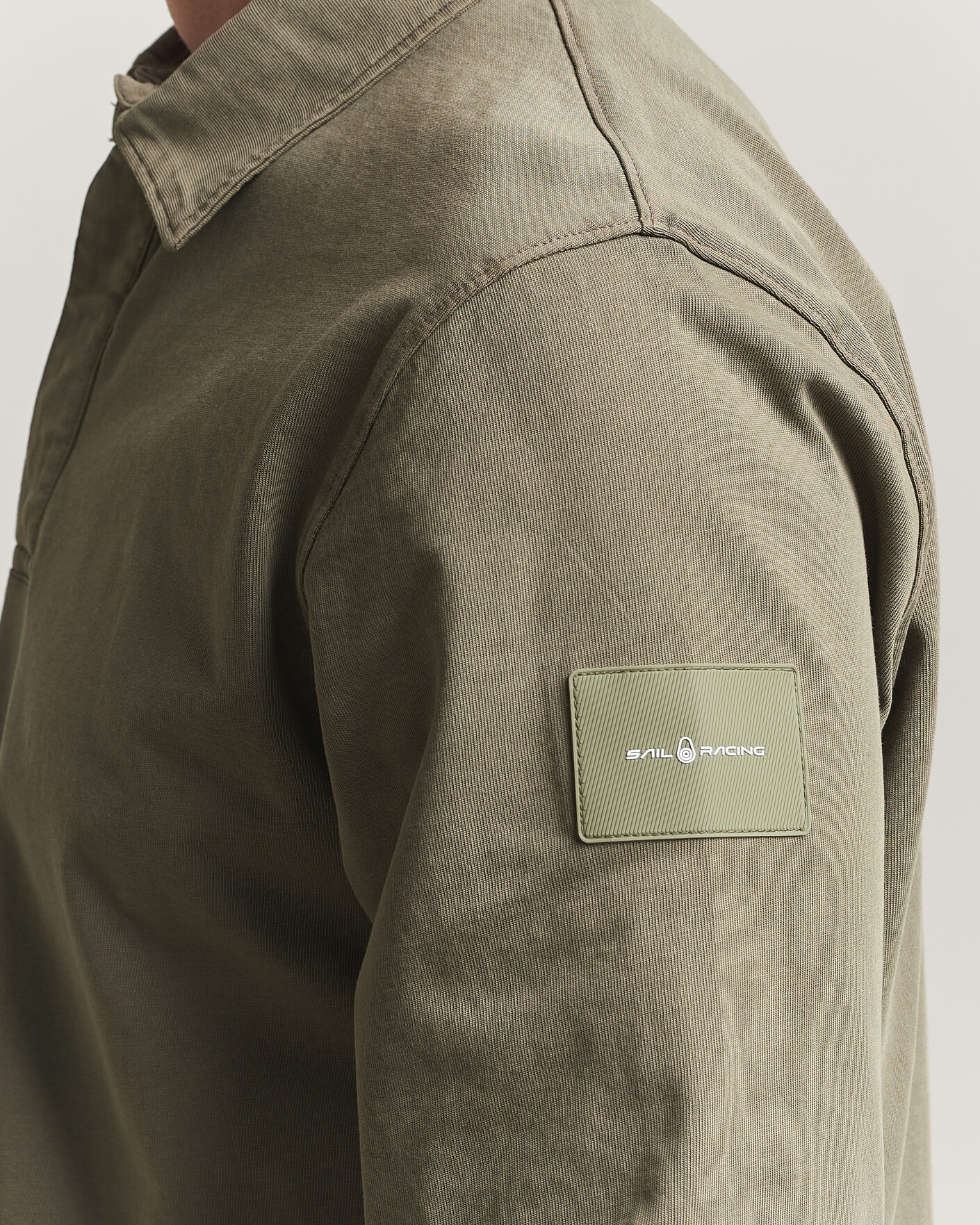 Herren | Pullover | Sail Racing | Wind Pigment Dyed Rugger Mud Green