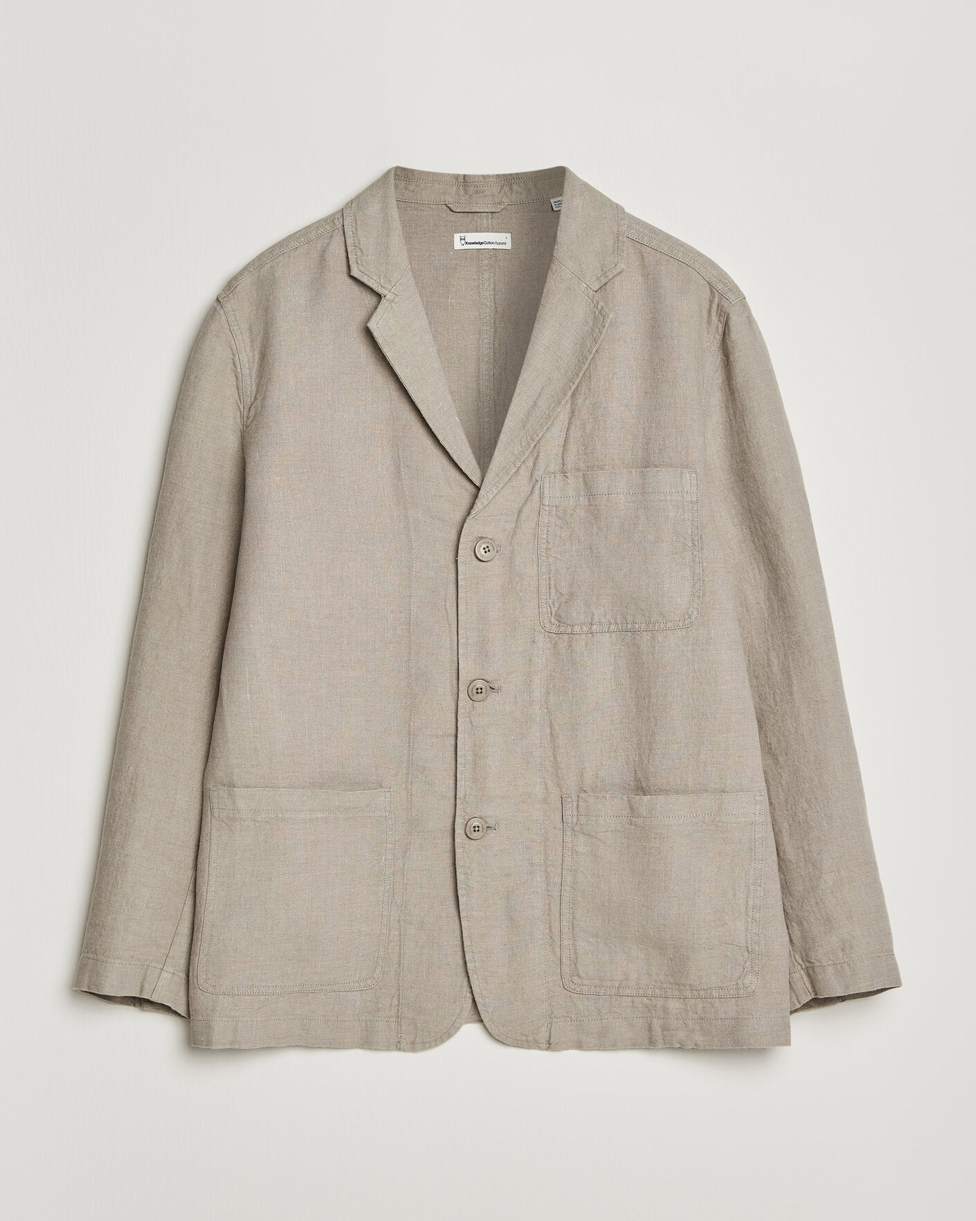 Herren |  | KnowledgeCotton Apparel | Linen Blazer Twill