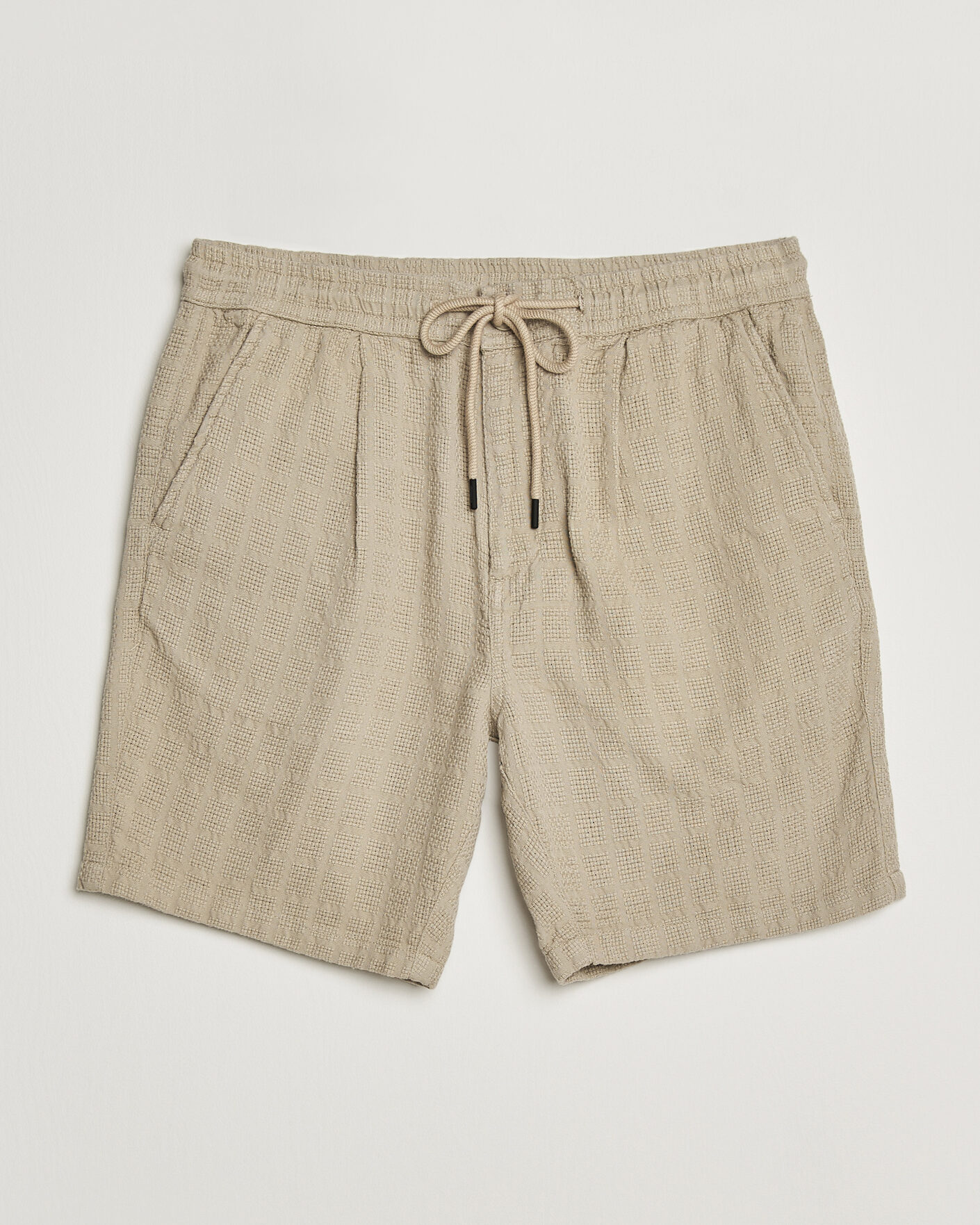 Herren | Shorts | KnowledgeCotton Apparel | Structured Cotton Dobby Shorts Twill