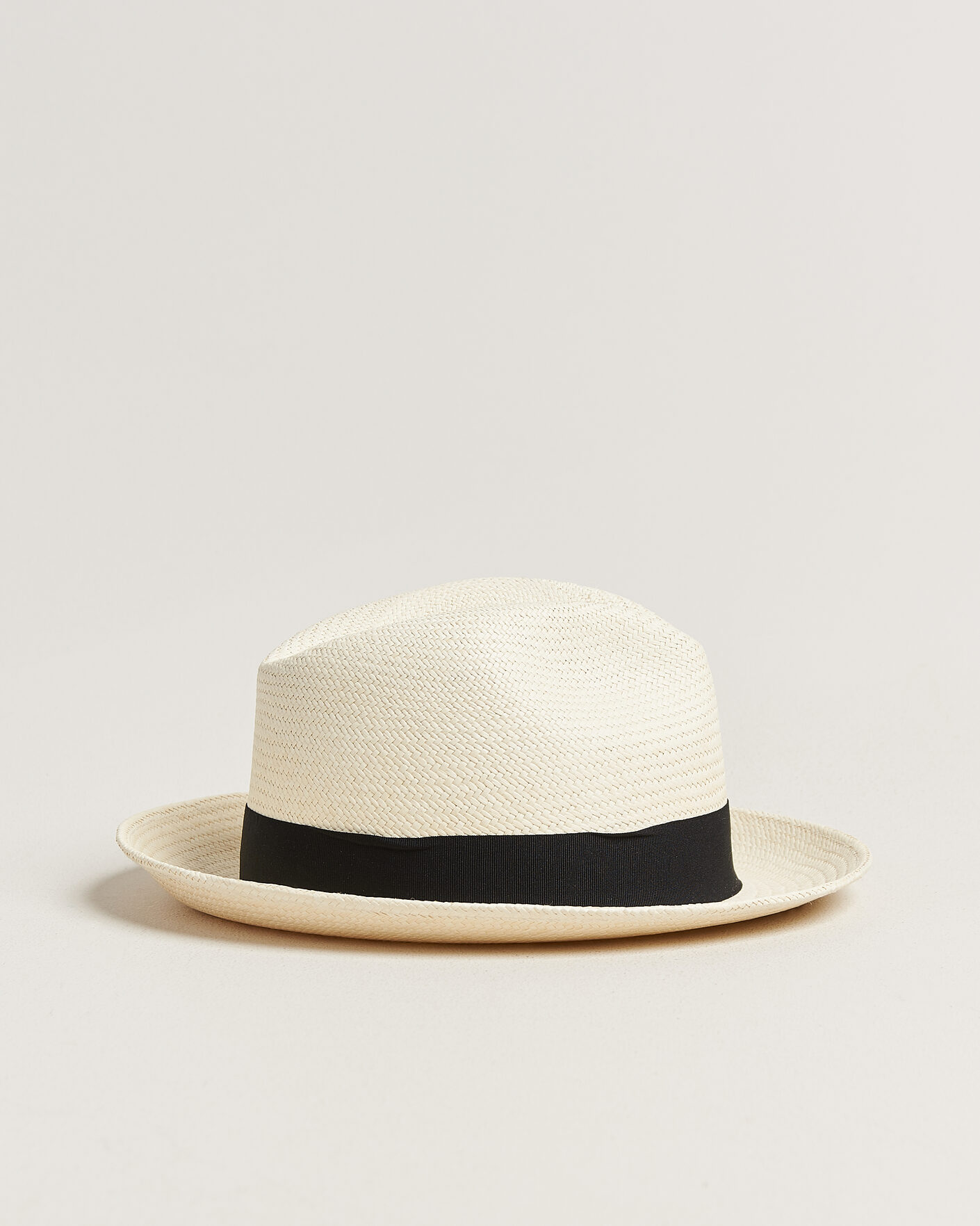 Herren | Hüte & Mützen | Wigéns | Trilby Panama Hat White/Black