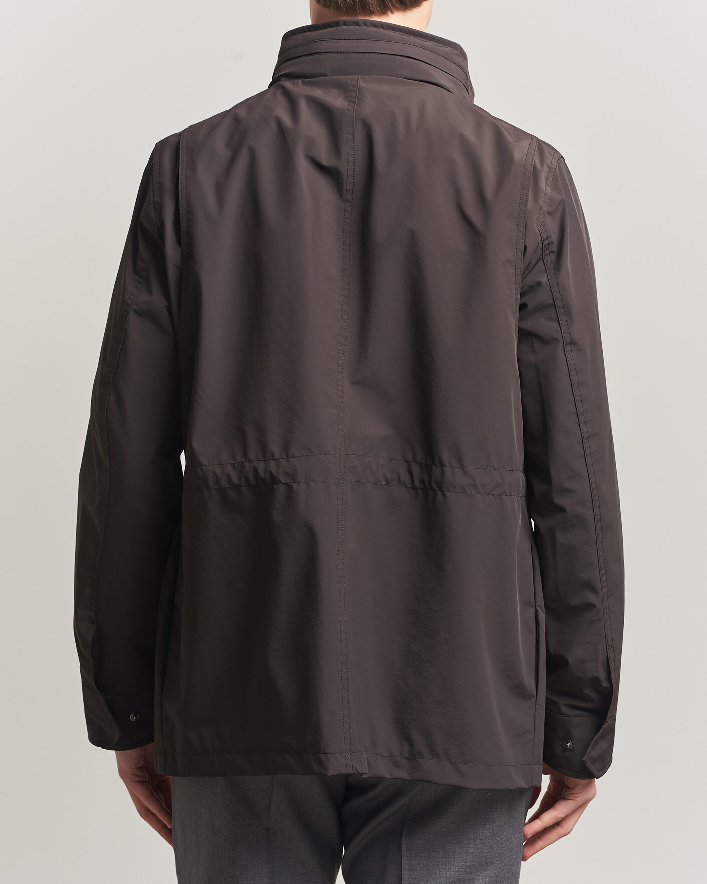 Herren | Jacken | Oscar Jacobson | M65 Nylon Field Jacket Brown