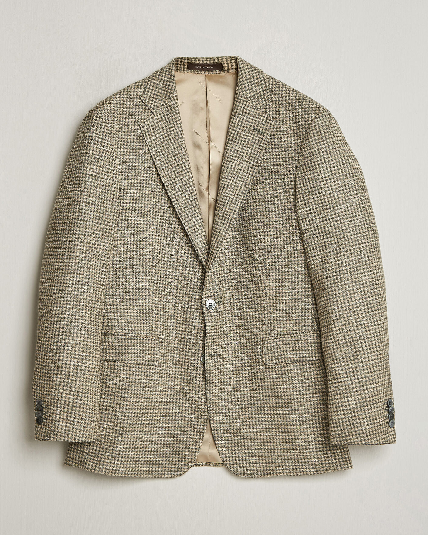 Herren | Sakkos | Oscar Jacobson | Robert Wool/Silk/Cotton Blazer Green