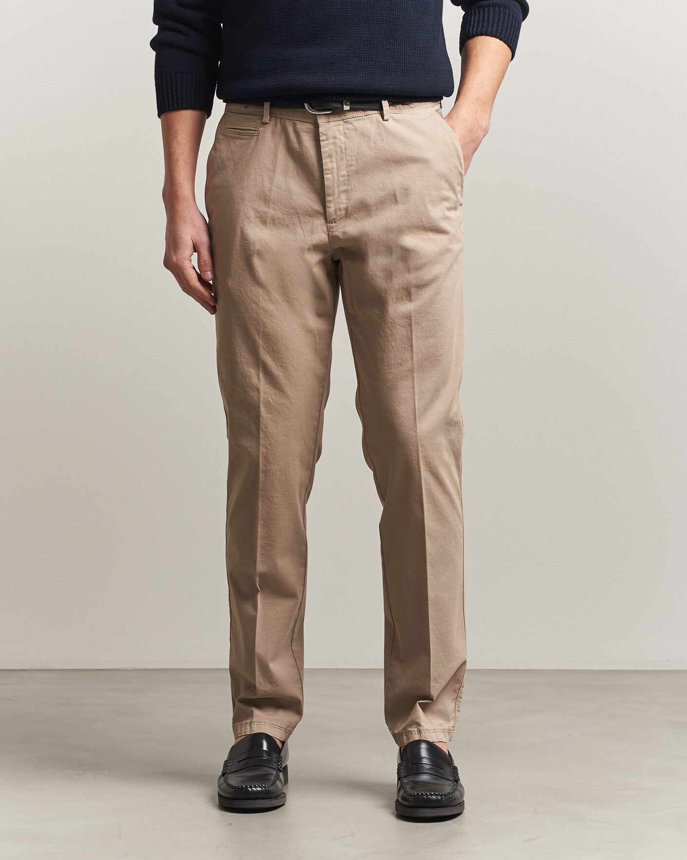 Herren | Hosen | Oscar Jacobson | Danik Cotton Trousers Beige