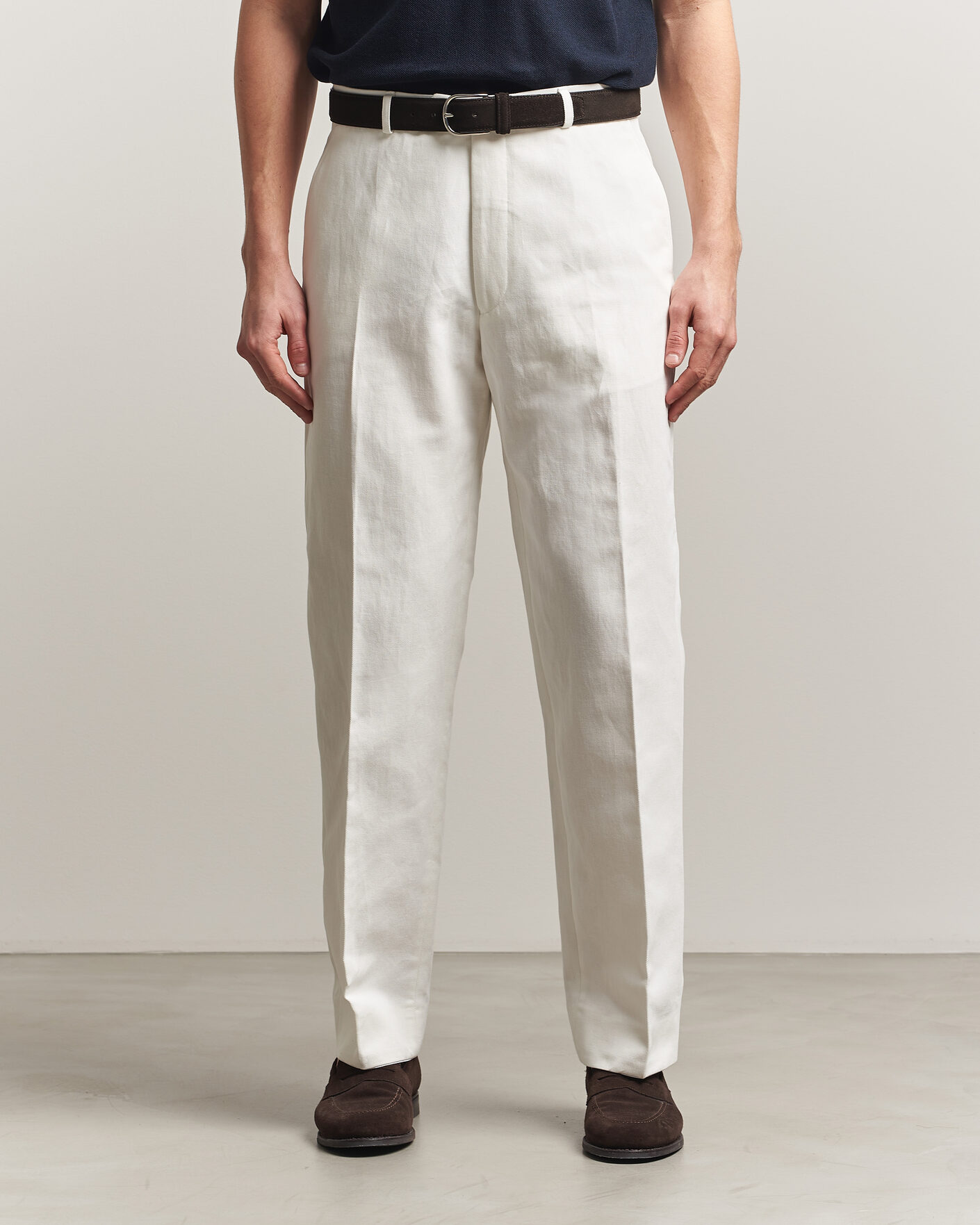 Herren | Hosen | Oscar Jacobson | Dell Cotton Trousers White
