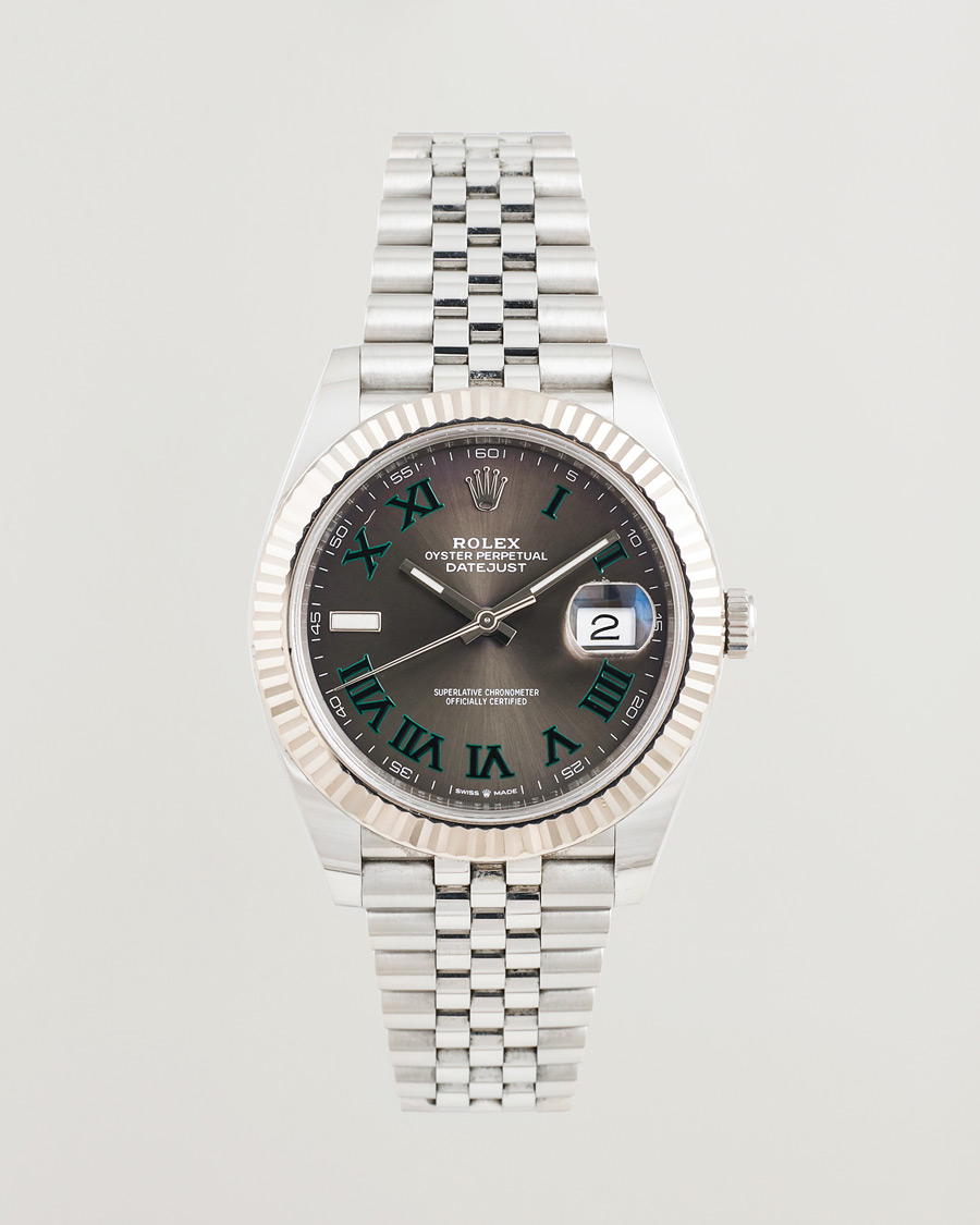 Herren | Pre-Owned & Vintage Watches | Rolex Pre-Owned | Datejust 41 Wimbledon 