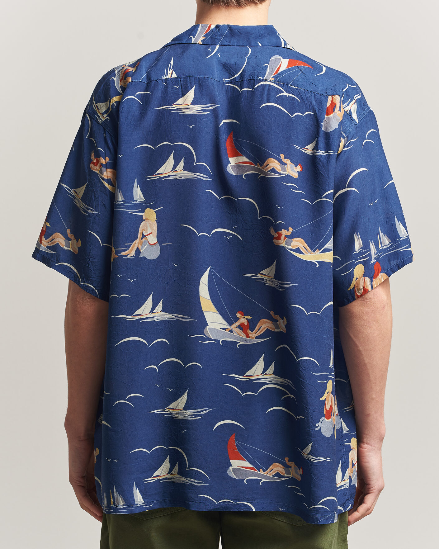 Herren | Hemden | BEAMS PLUS | Holiday Print Camp Shirt Navy