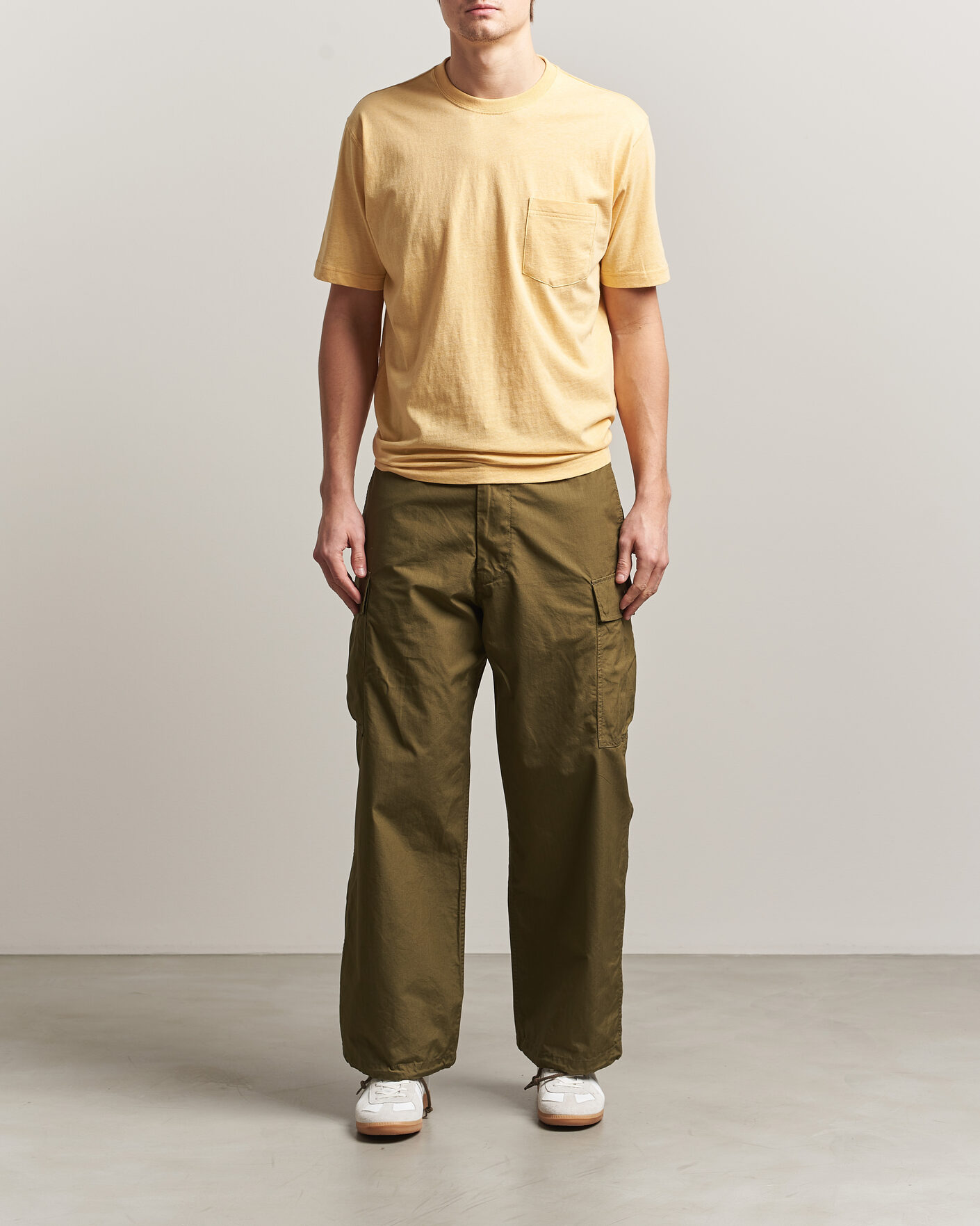 Herren | T-Shirts | BEAMS PLUS | Pocket Tee Yellow