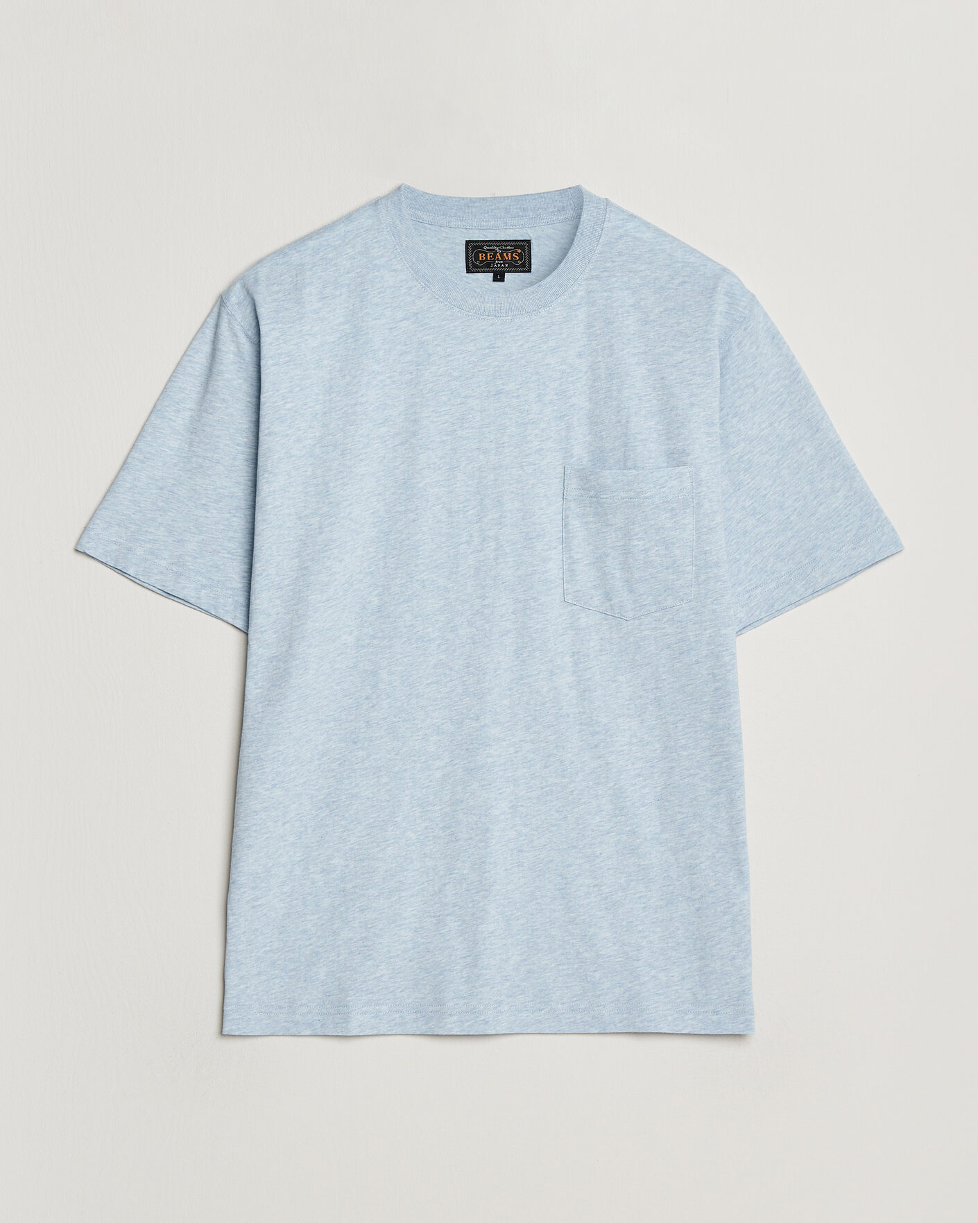 Herren | T-Shirts | BEAMS PLUS | Pocket Tee Sax Blue