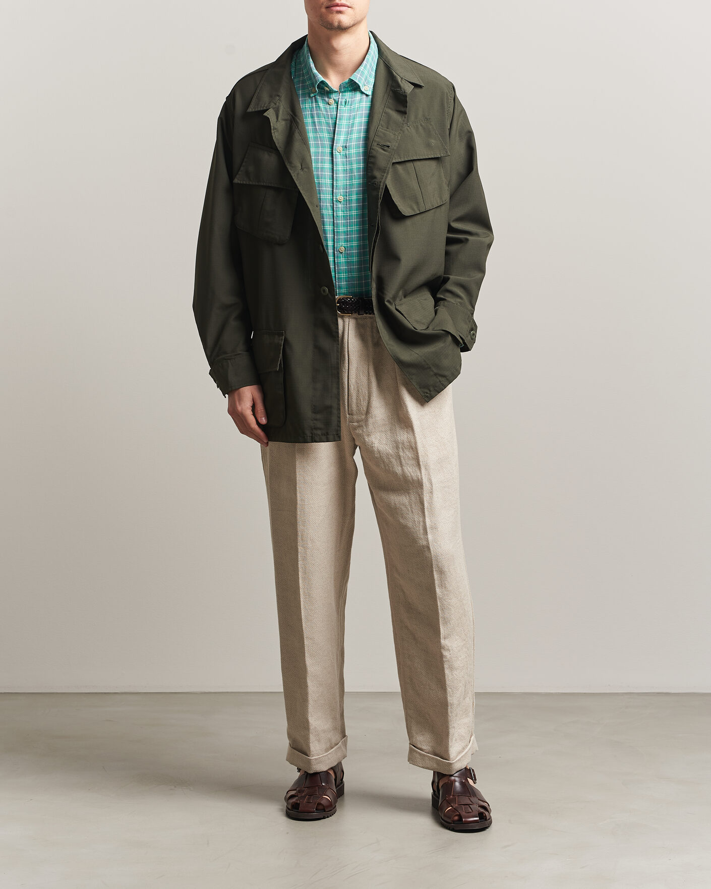 Herren | Jacken | BEAMS PLUS | MIL Fatigue Jacket Olive
