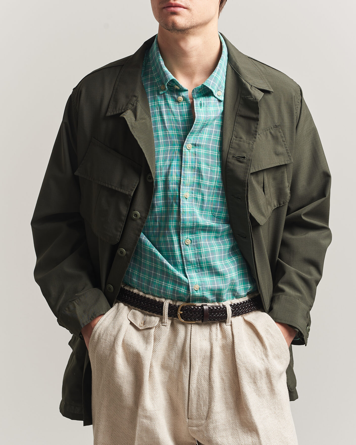 Herren | Jacken | BEAMS PLUS | MIL Fatigue Jacket Olive