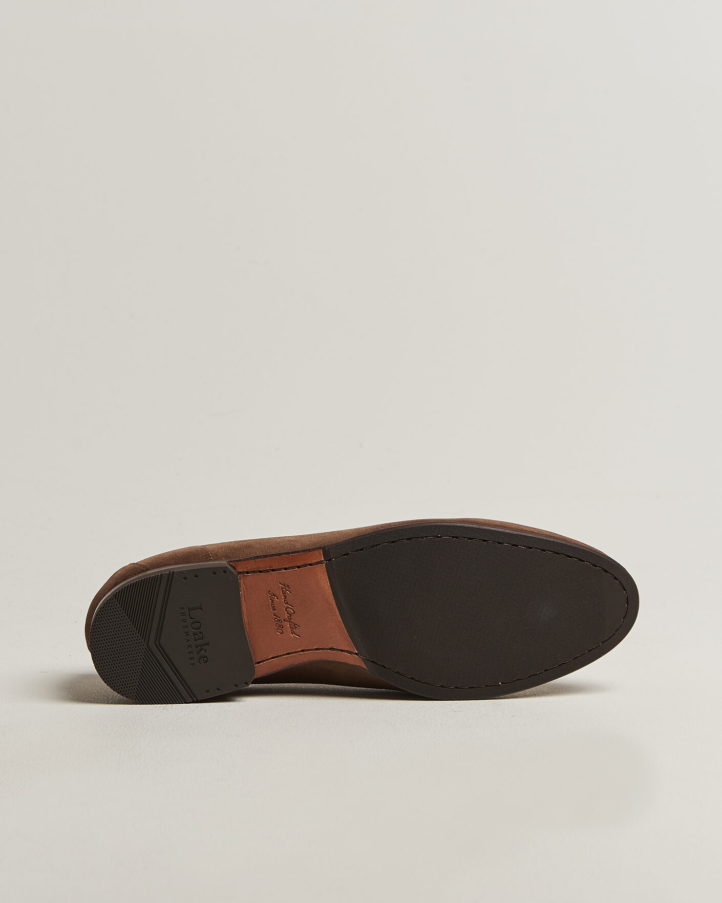 Herren | Loafer | Loake 1880 | Belgrave Suede Belgian Loafer Flint