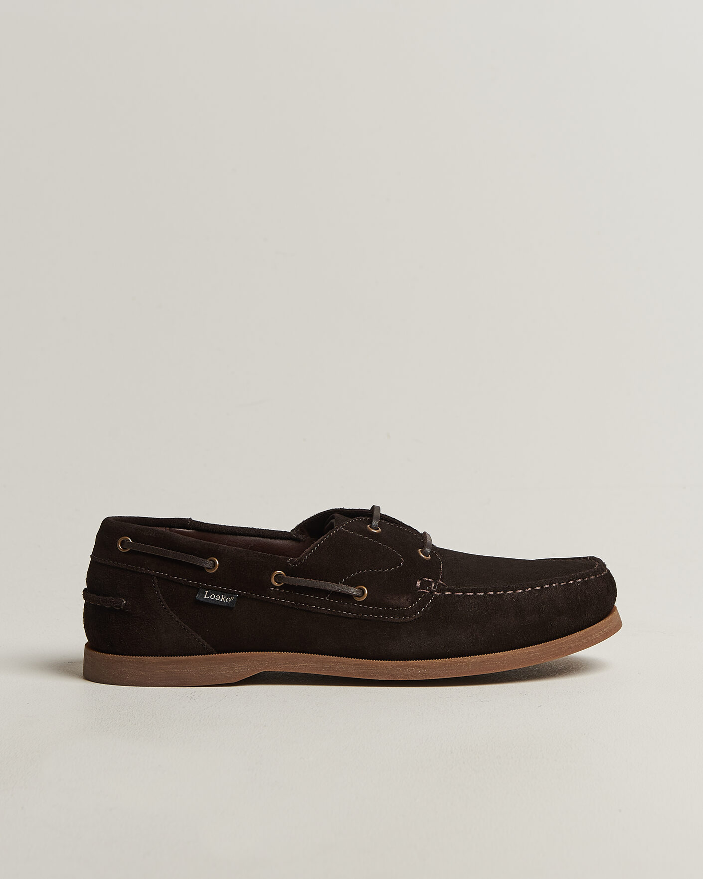 Herren | Segelschuhe | Loake 1880 | Padstow Suede Boat Shoe Dark Brown