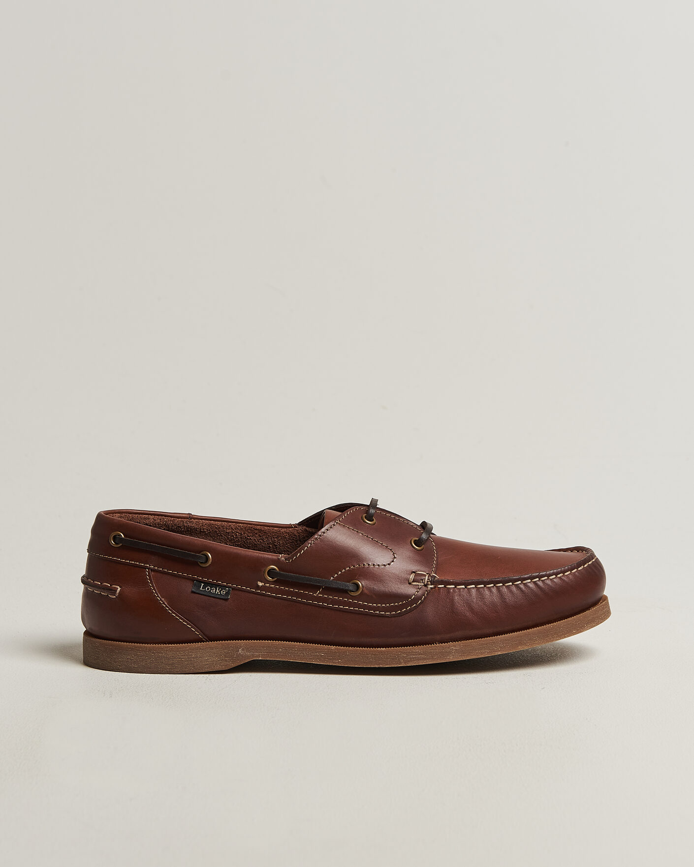 Herren | Segelschuhe | Loake 1880 | Padstow Leather Boat Shoe Brown