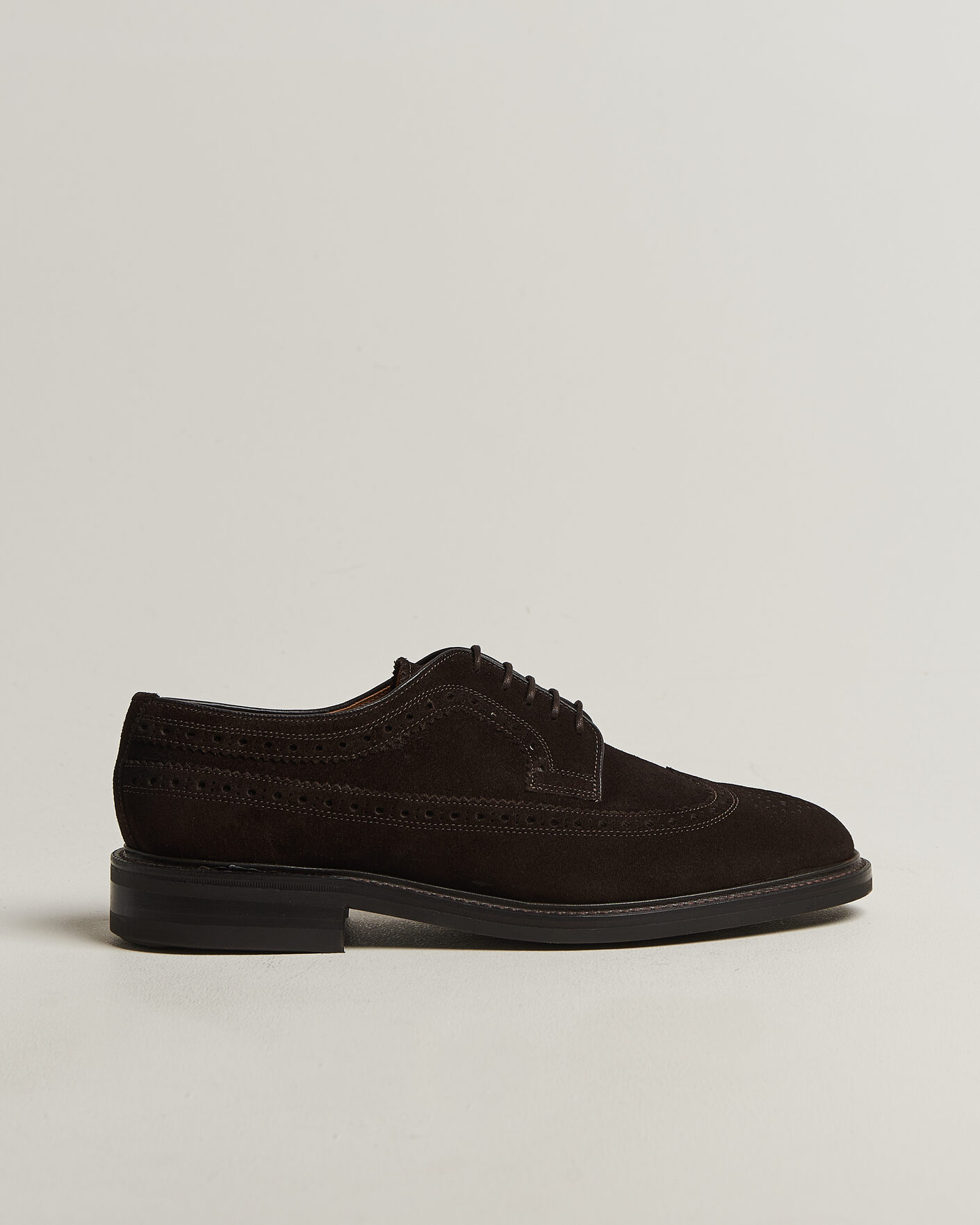 Herren | Derby | Loake 1880 | Sovereign Longwing Suede Derby Dark Brown