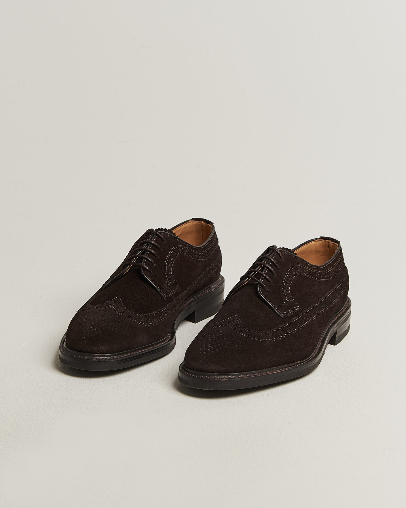 Herren | Derby | Loake 1880 | Sovereign Longwing Suede Derby Dark Brown