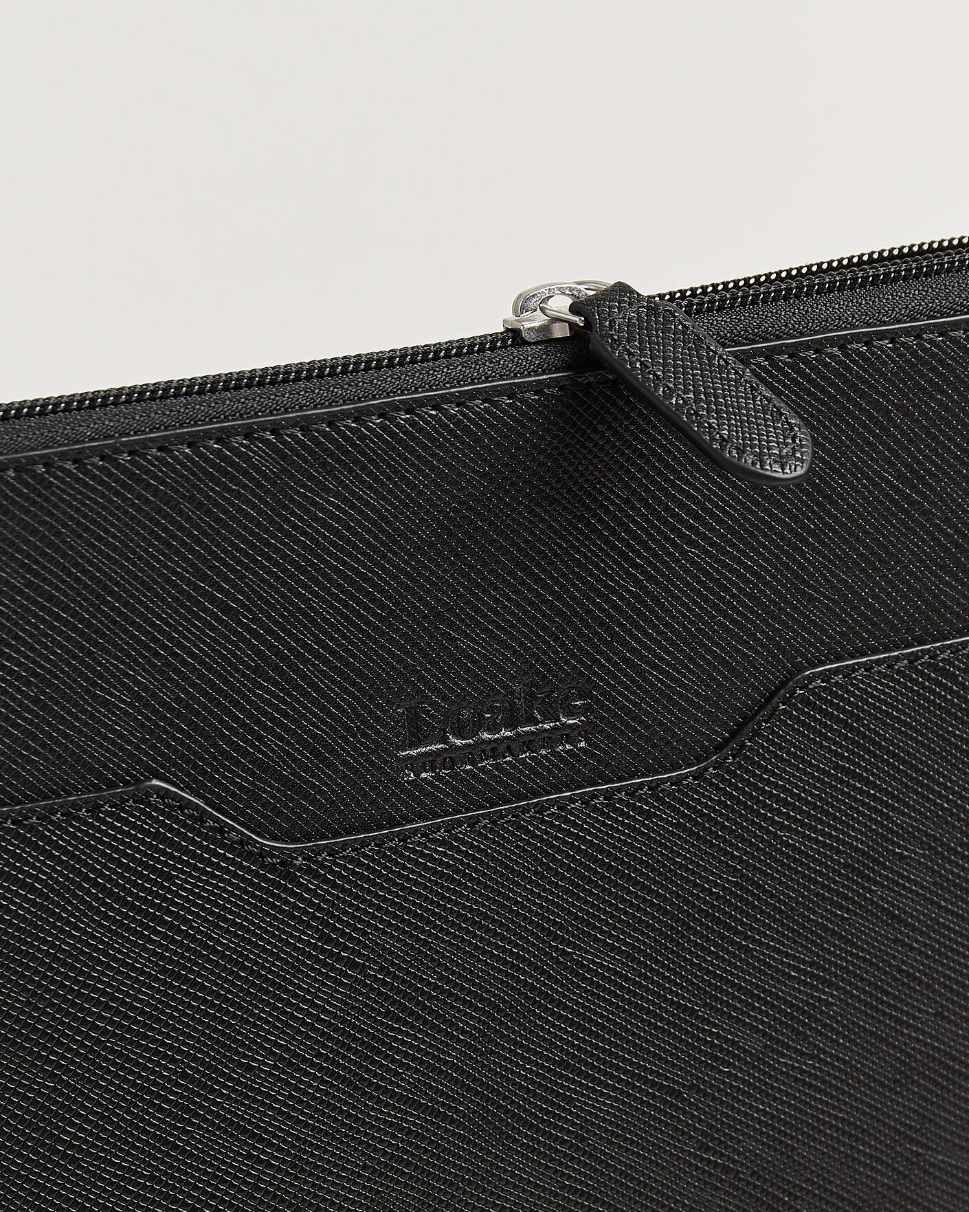 Herren | Taschen | Loake Shoemakers | Gresham Grain Leather Laptop Cover Black