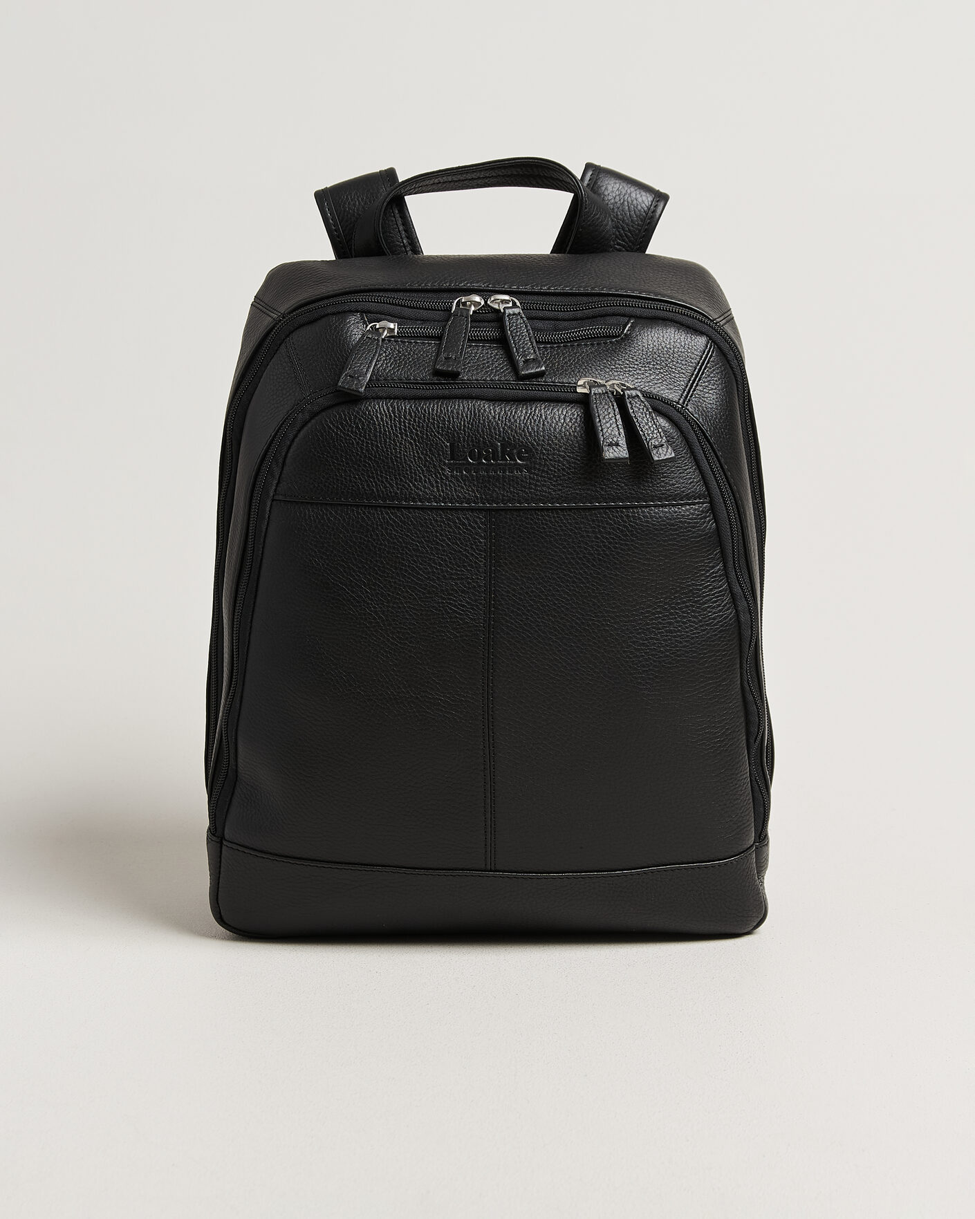Herren | Taschen | Loake Shoemakers | Waterloo Grained Leather Backpack Black