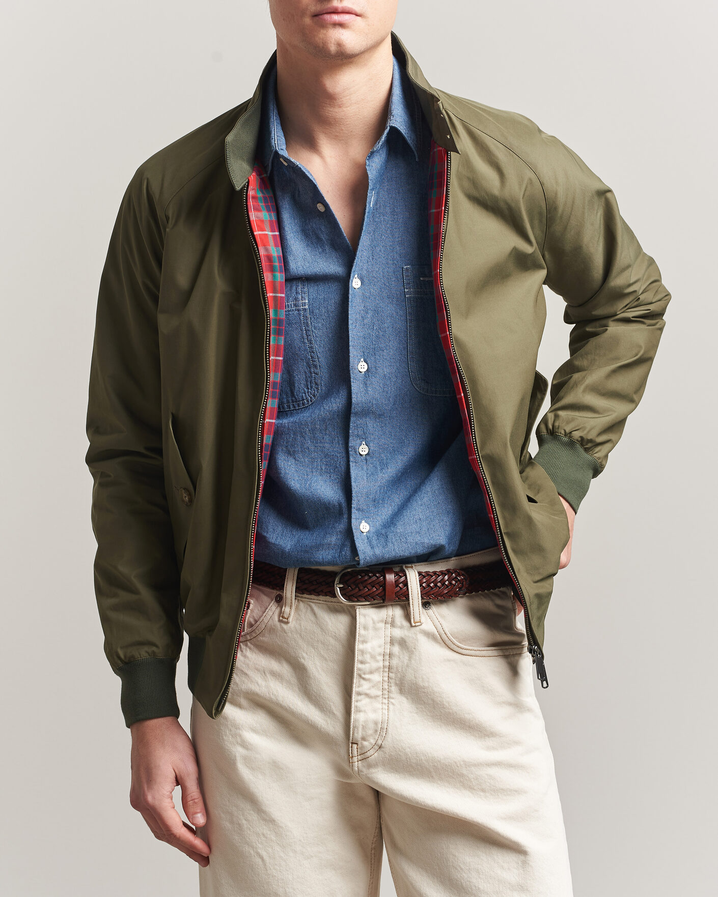 Herren | Jacken | Baracuta | G9 Original Harrington Jacket Army