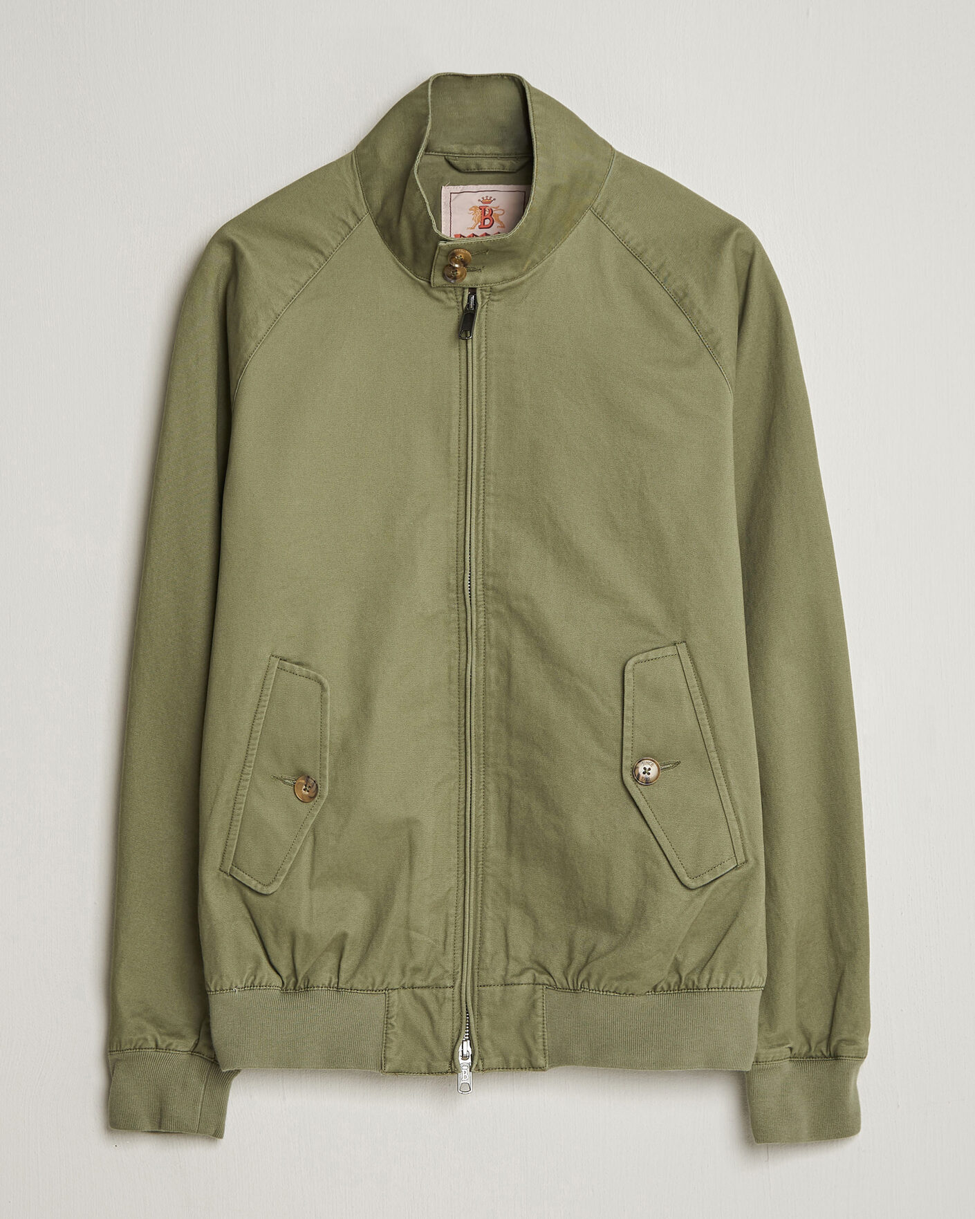 Herren | Jacken | Baracuta | G9 Washed Cotton Twill Jacket Lichen Green