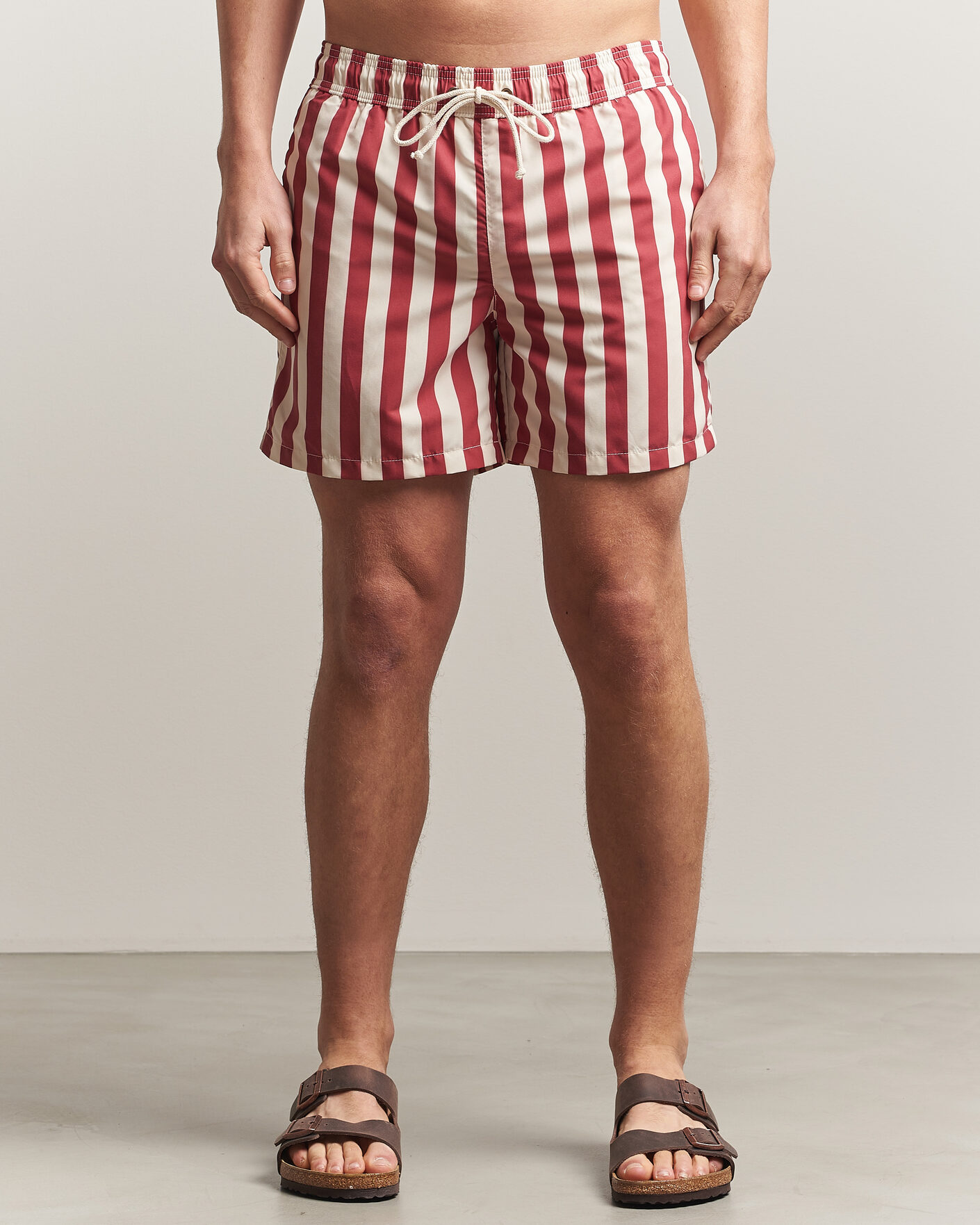 Herren | Badehosen | Ripa Ripa | Paraggi Striped Swimshorts Red