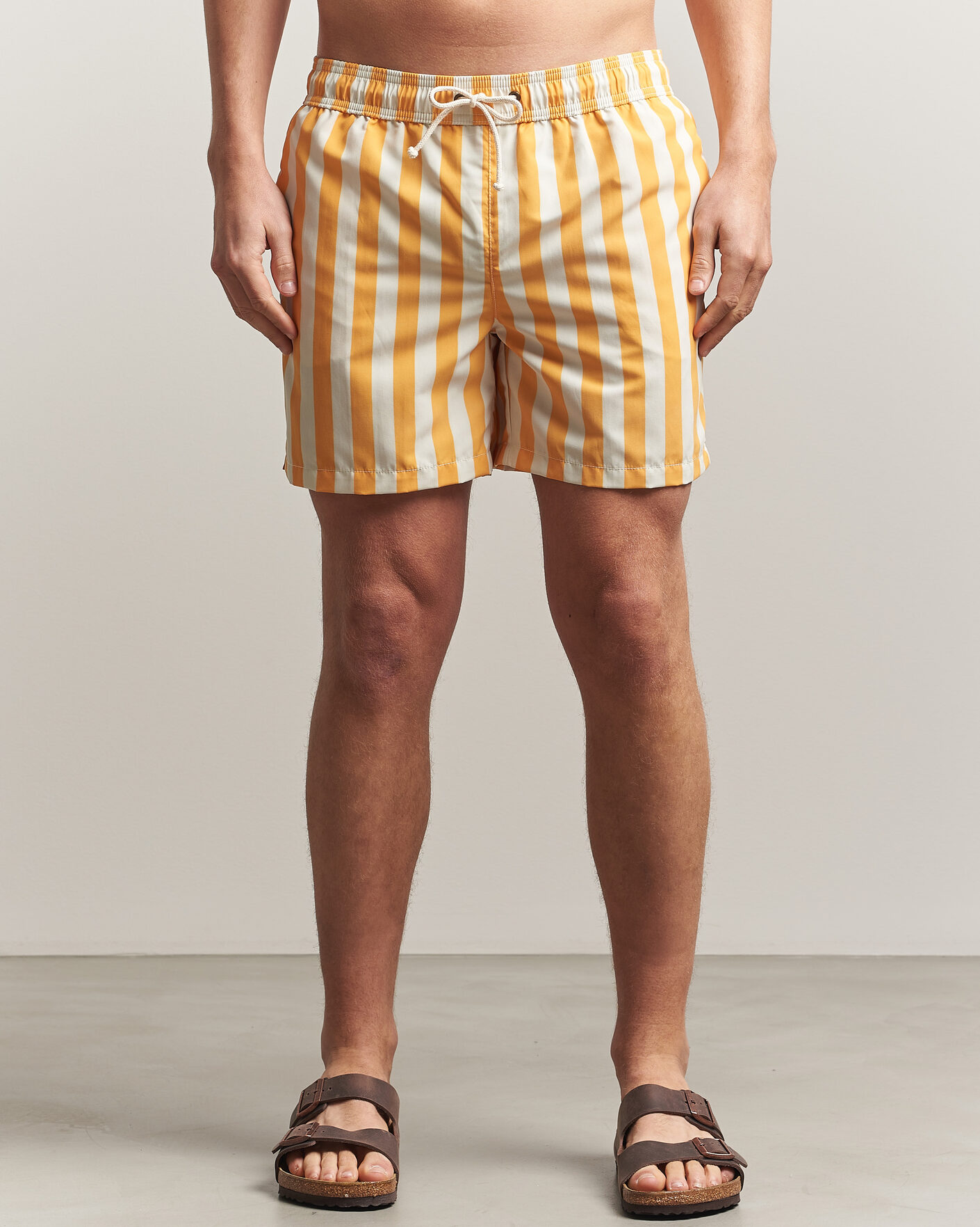 Herren | Badehosen | Ripa Ripa | Paraggi Striped Swimshorts Yellow