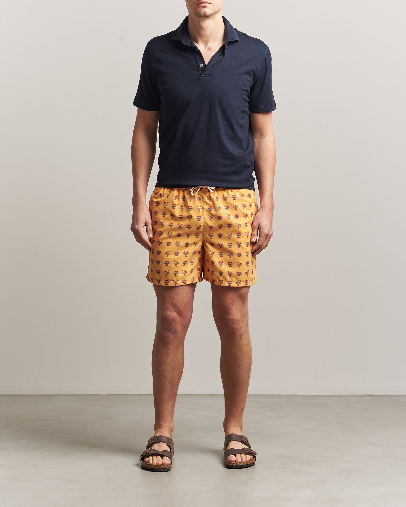 Herren | Badehosen | Ripa Ripa | Printed Swimshorts Yellow