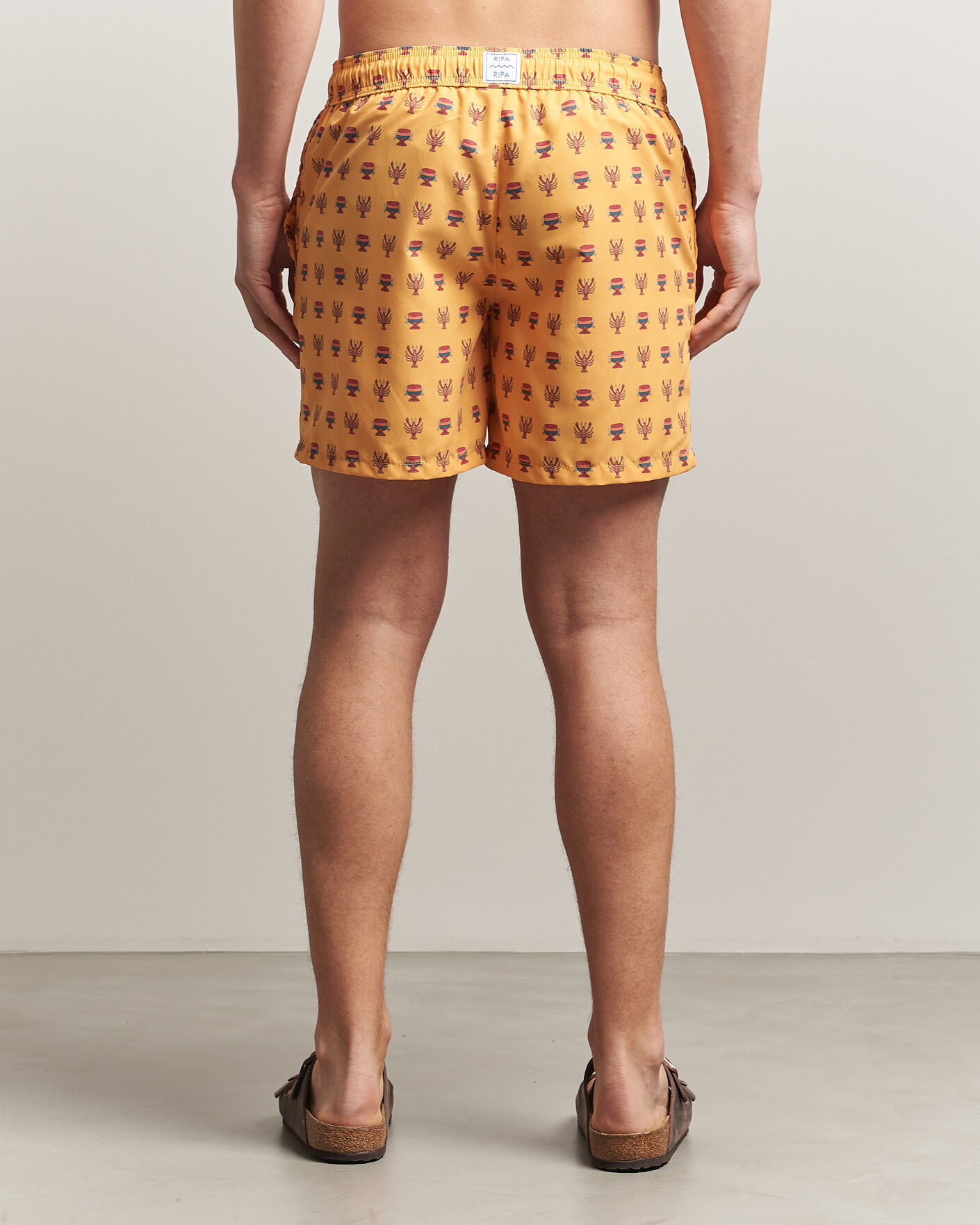 Herren | Badehosen | Ripa Ripa | Printed Swimshorts Yellow